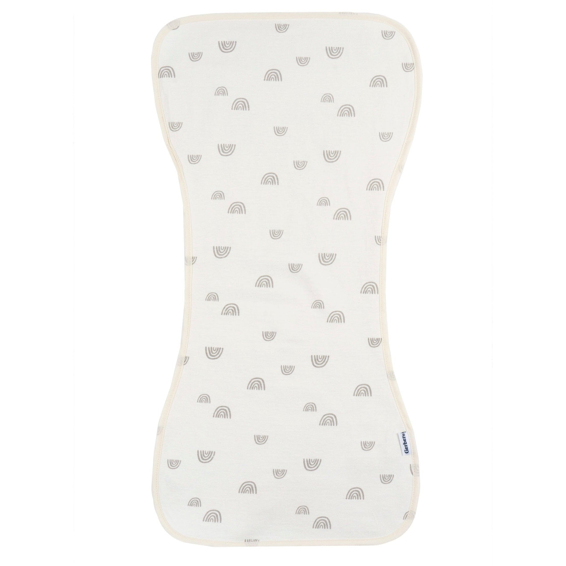 5-Pack Baby Girls Pink Rainbows Burpcloth