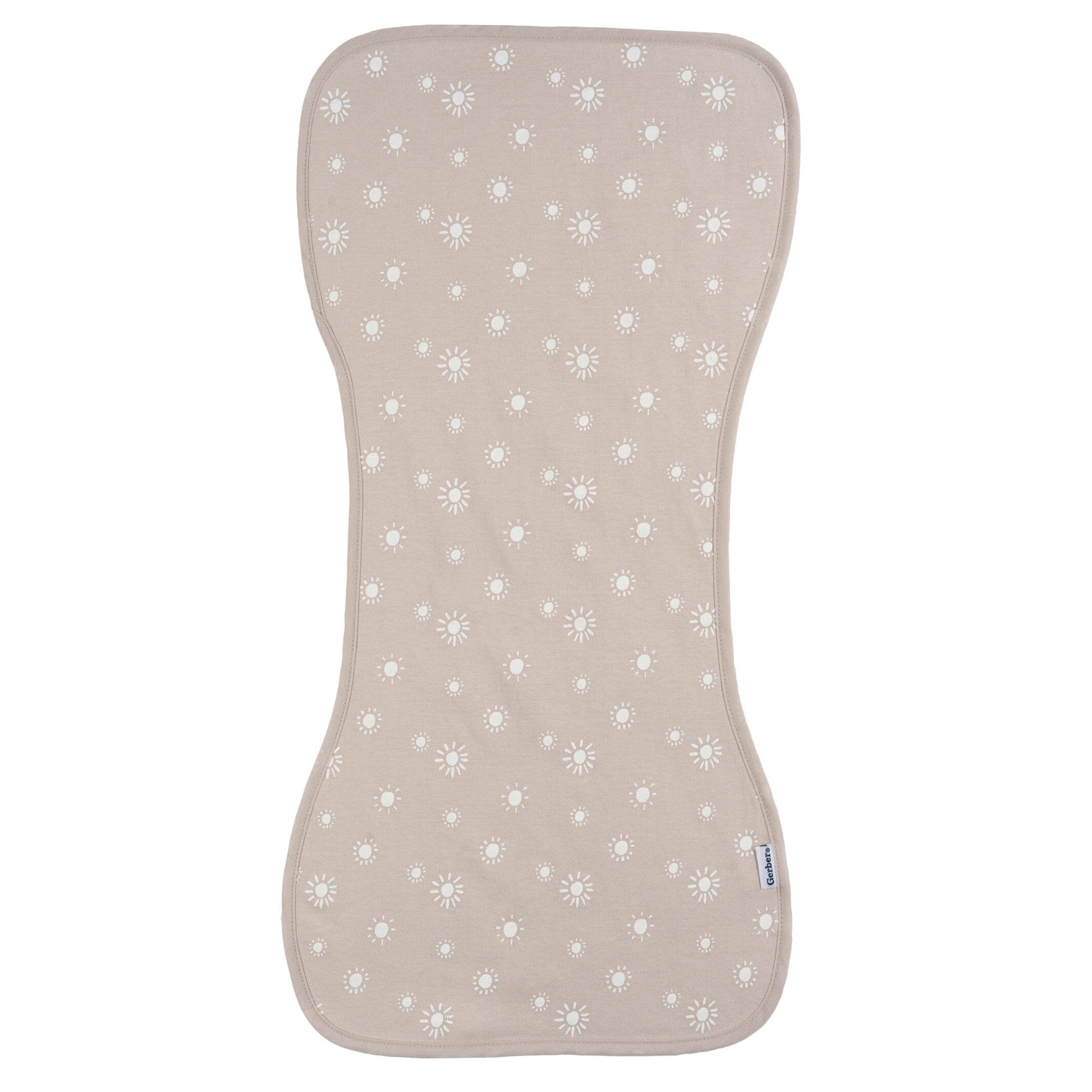 5-Pack Baby Girls Pink Rainbows Burpcloth