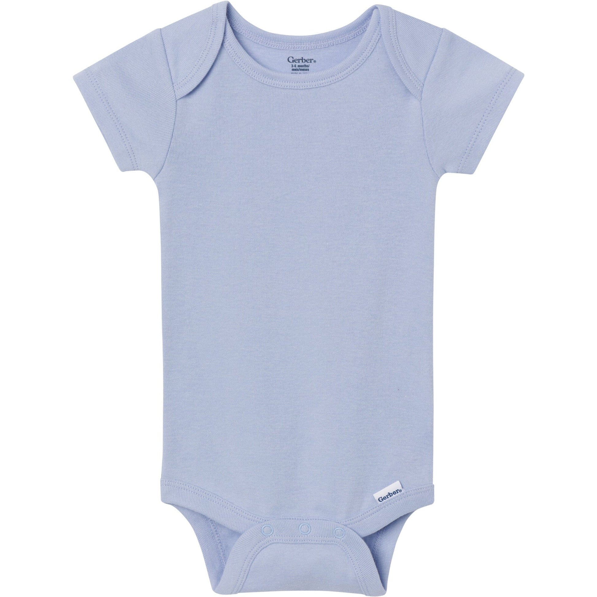 5-Pack Baby Neutral Classic Solids Short Sleeve Bodysuits Onesies Bodysuits Gerber® 