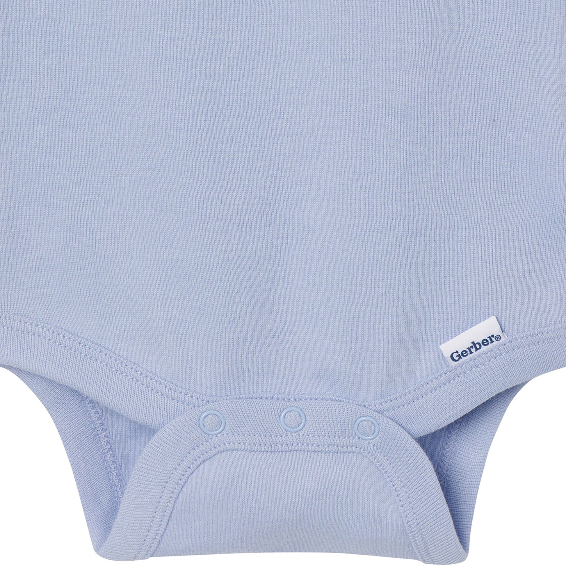 5-Pack Baby Neutral Classic Solids Short Sleeve Bodysuits Onesies Bodysuits Gerber® 