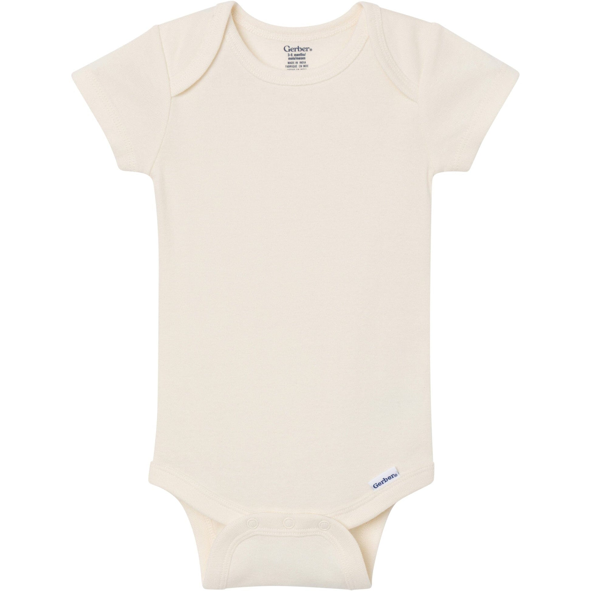 5-Pack Baby Neutral Earth Tone Short Sleeve Bodysuits Onesies Bodysuits Gerber® 