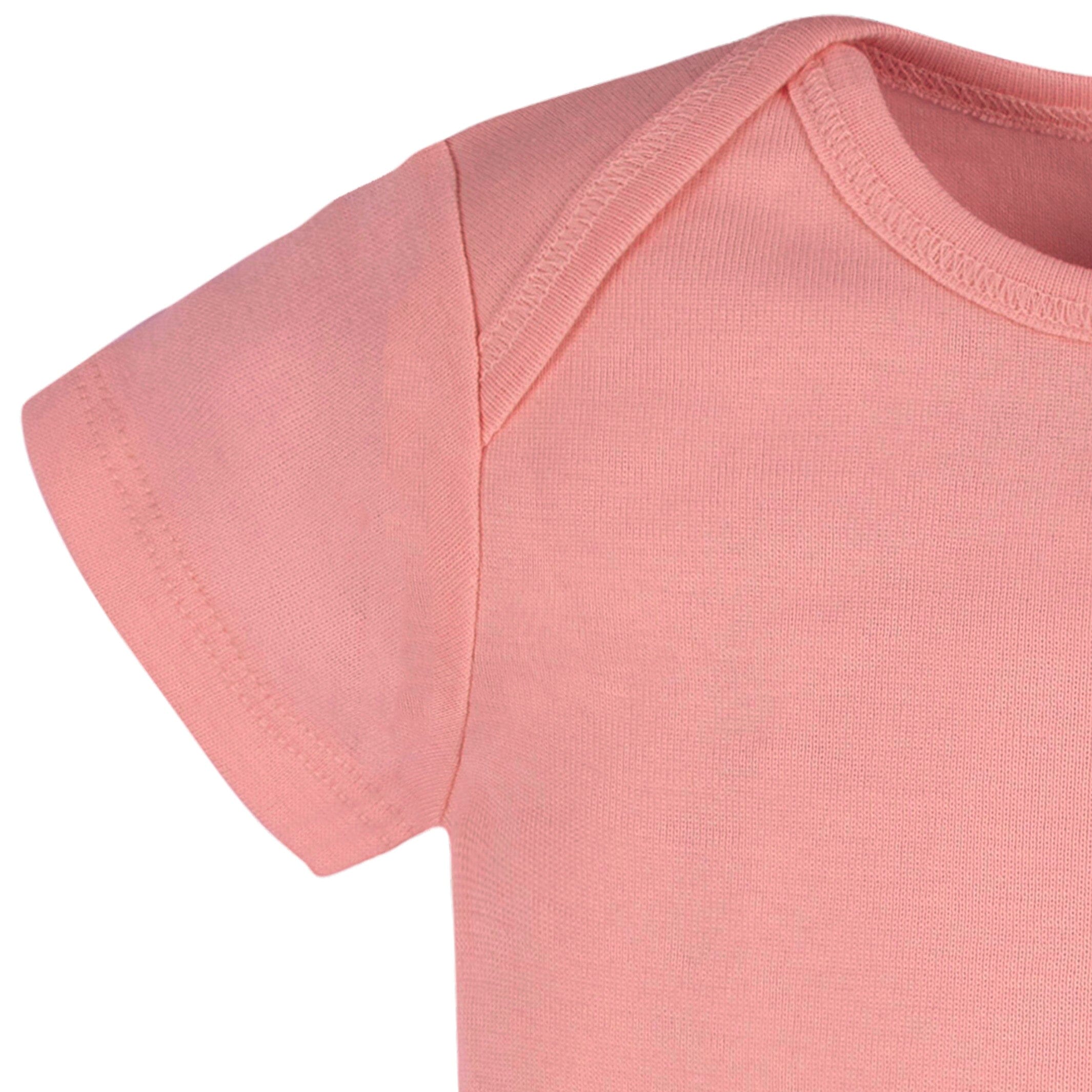 トップス Baby Short Sleeve Lap Onesie(70) トップス Baby Short Sleeve Lap Onesie(70) 5-Pack Baby Neutral Blue