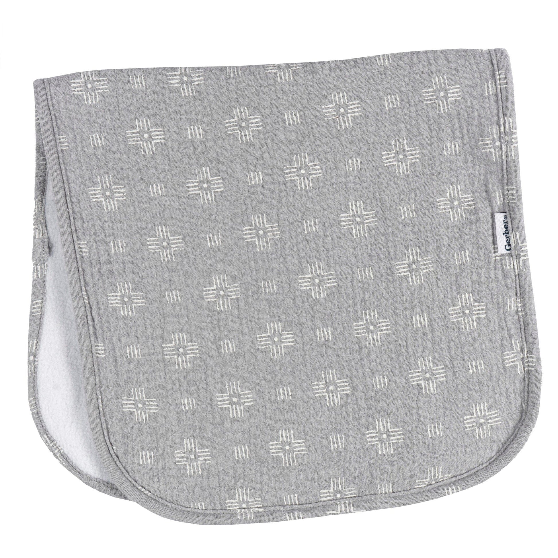 5-Pack Baby Neutral Multi Teal Dots Muslin Burpcloth