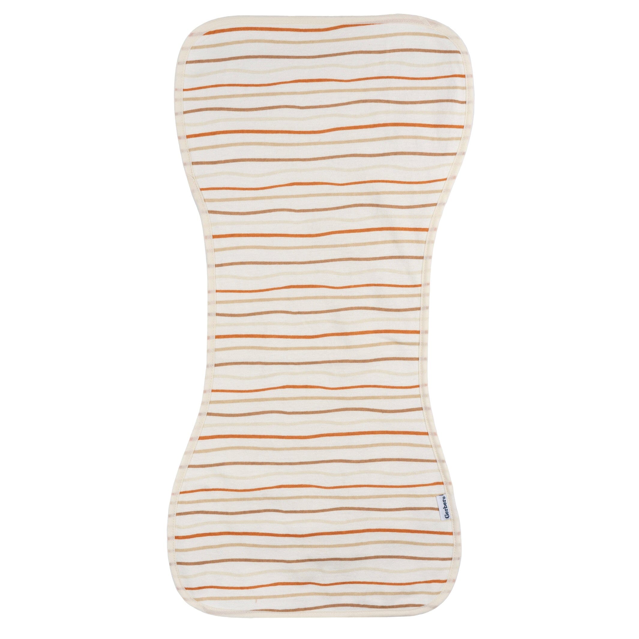 5-Pack Baby Neutral Rust Tan Burpcloth