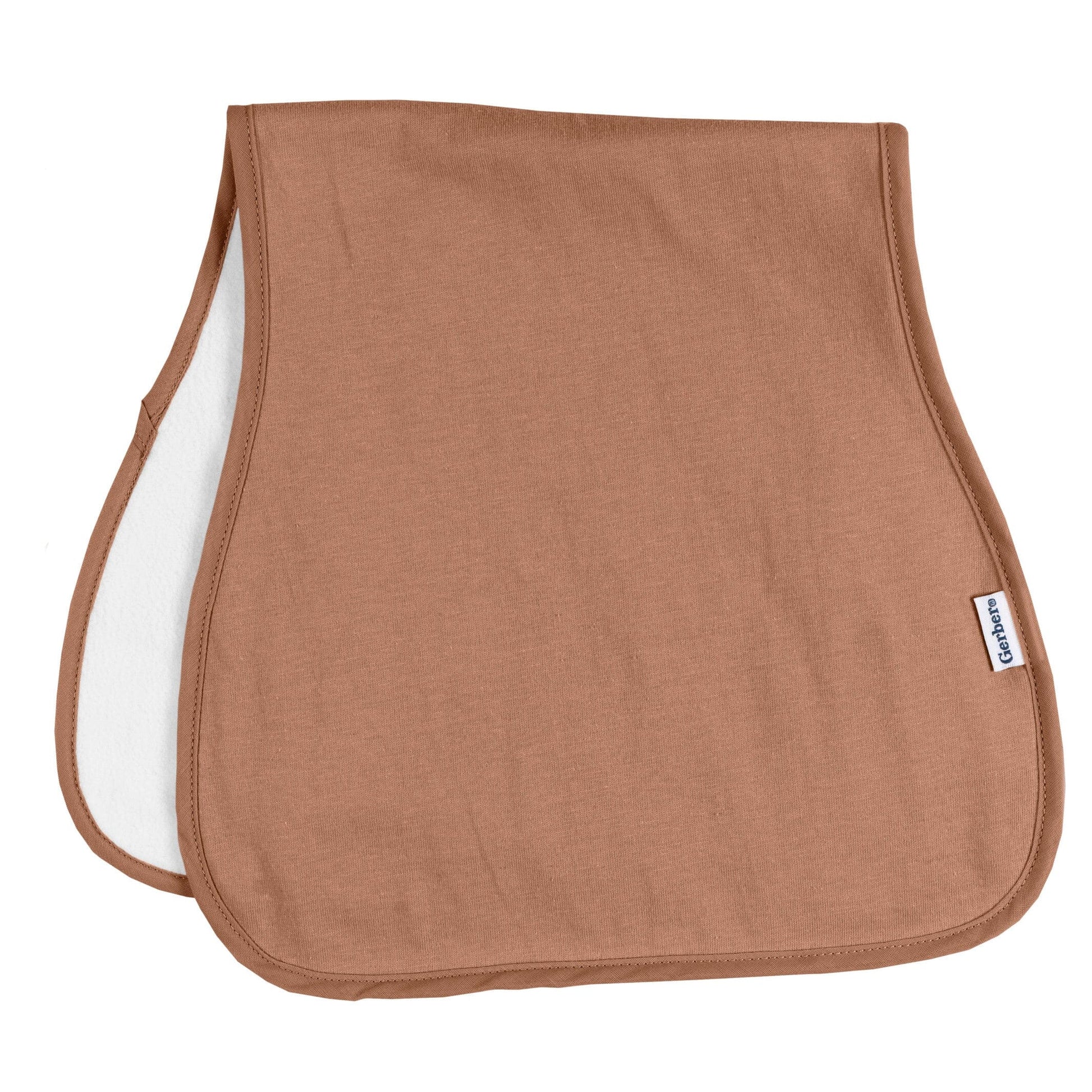 5-Pack Baby Neutral Rust Tan Burpcloth