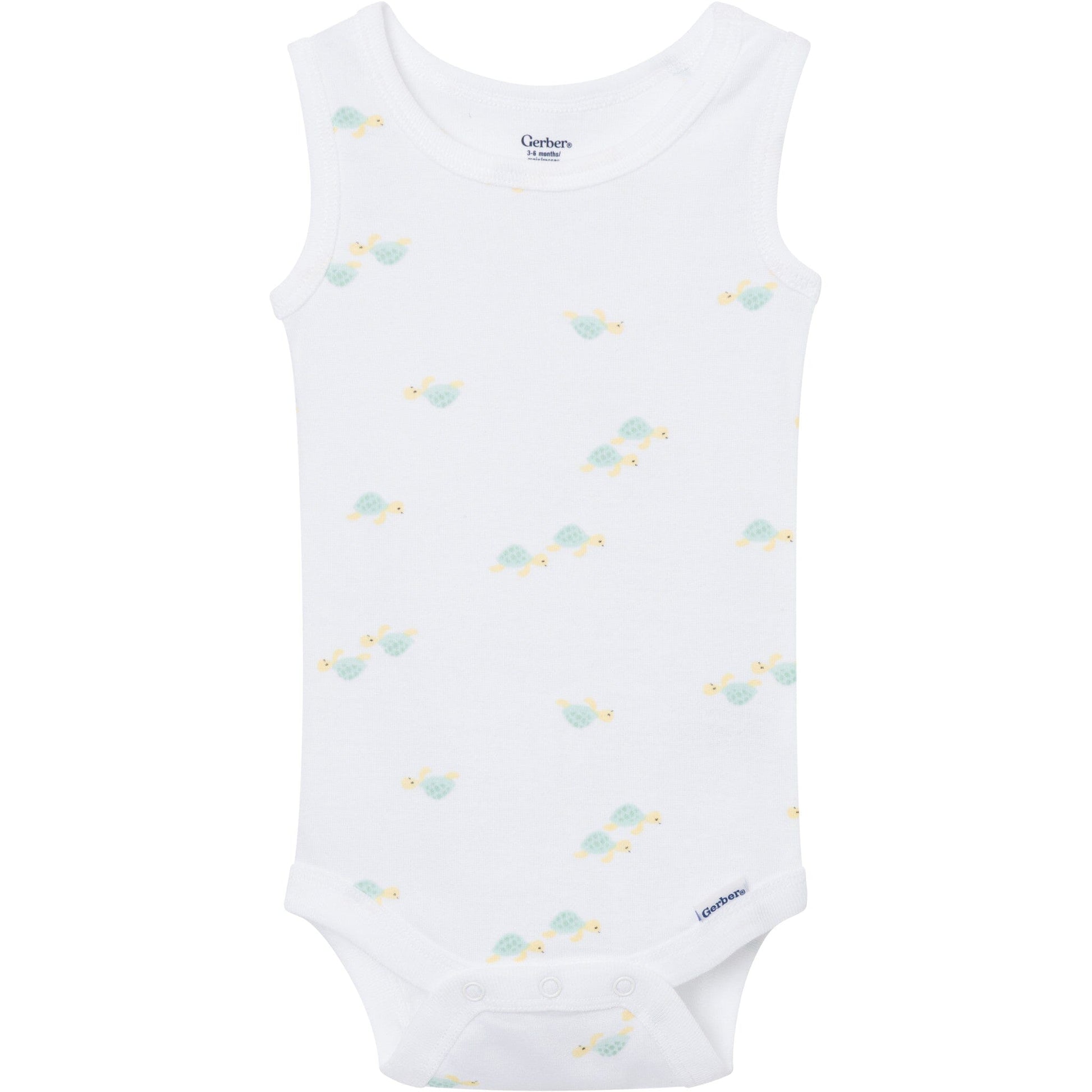 5-Pack Baby Neutral Yellow Sunshine Sleeveless Bodysuits onesies Gerber® 