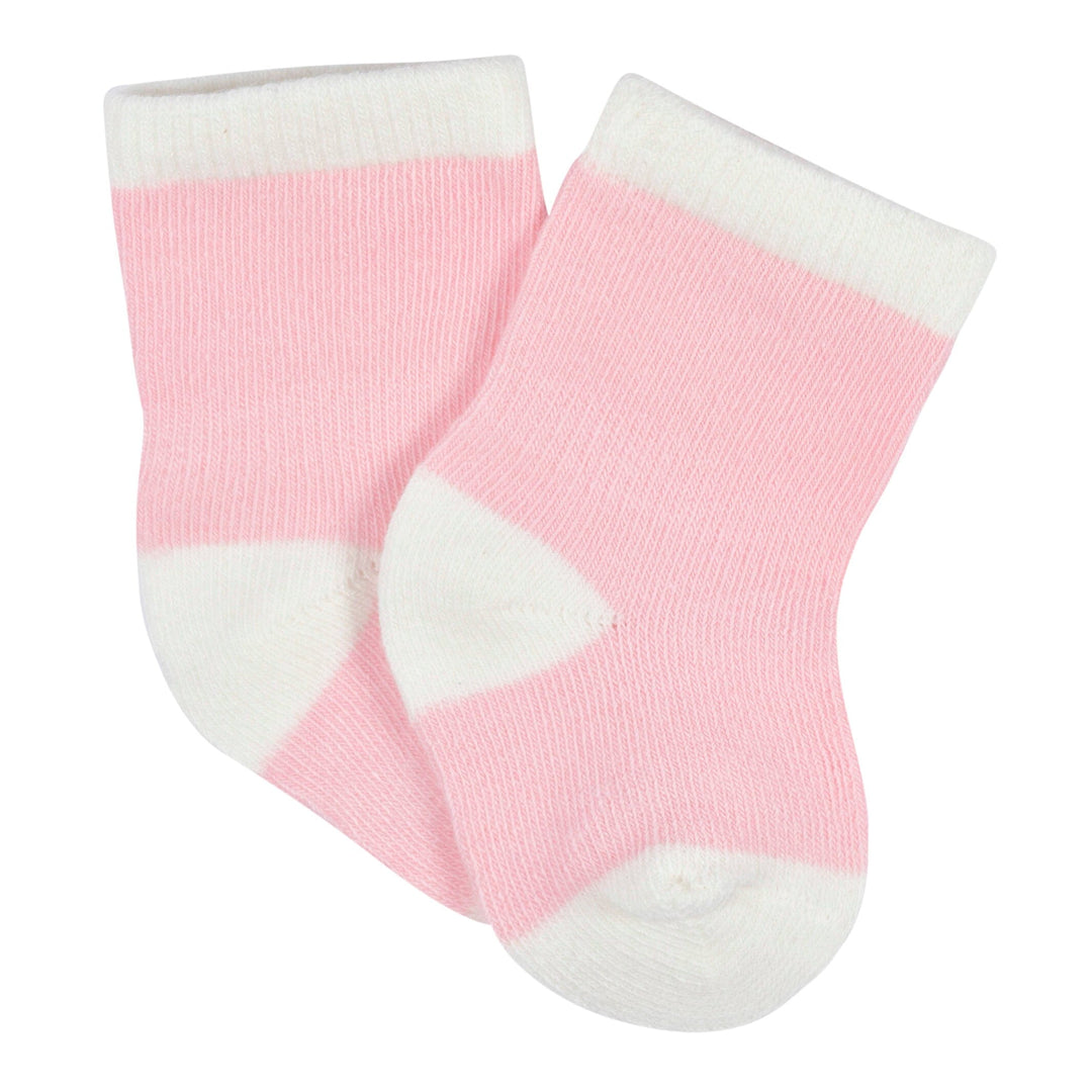 6- Baby Girls Ballerina Wiggle Proof® Socks