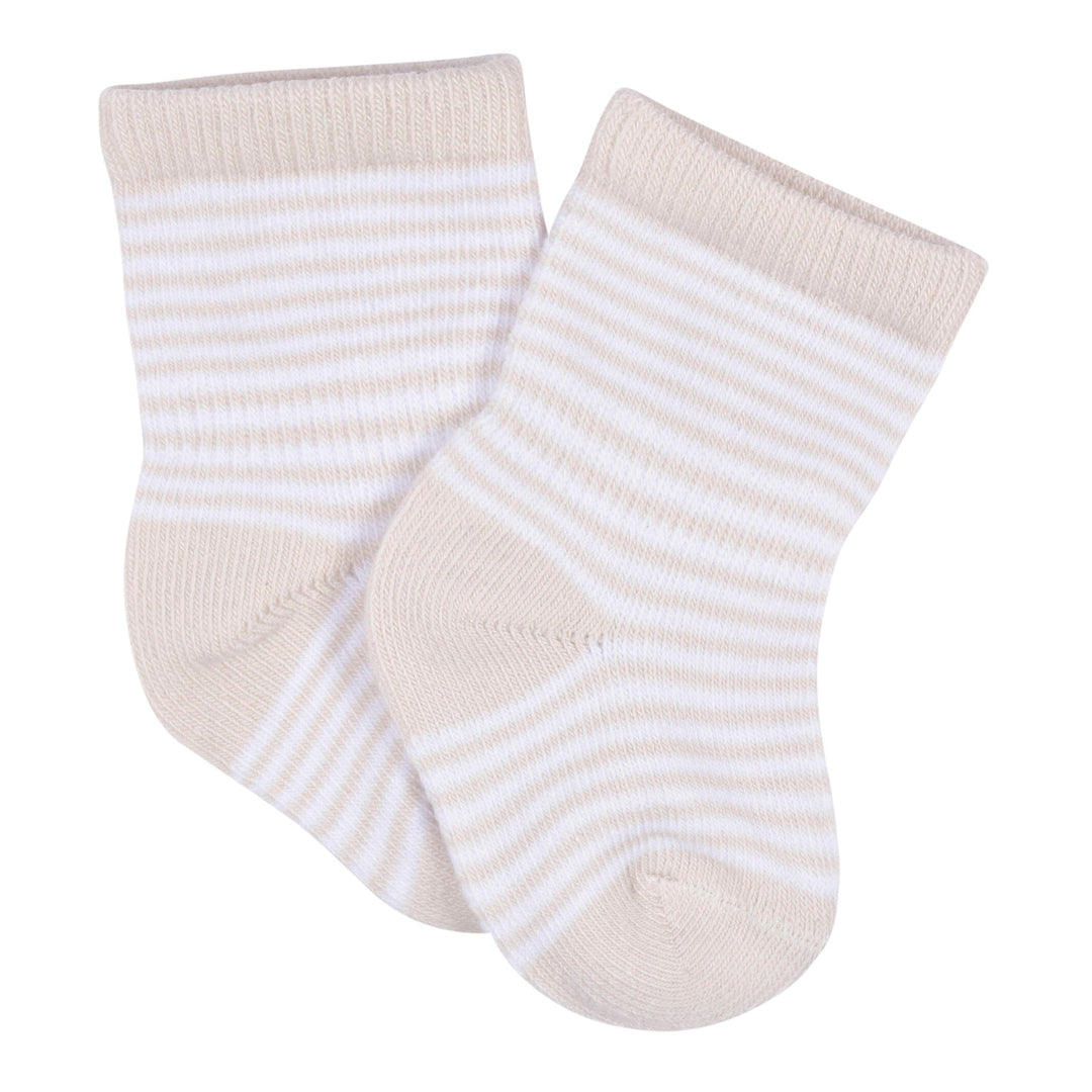 6- Baby Neutral Vegetables Wiggle Proof® Socks