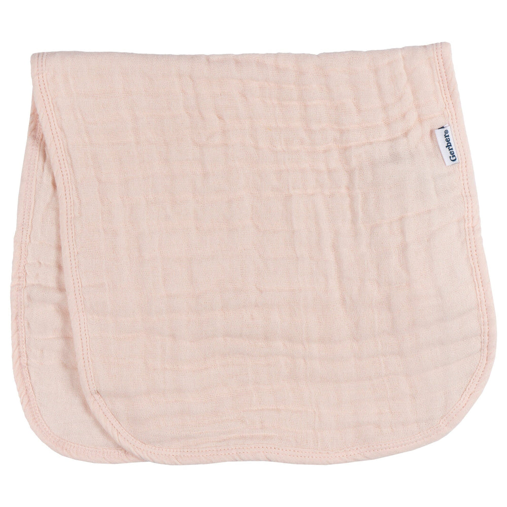 6-Pack Baby Girls Pink Muslin Burpcloth
