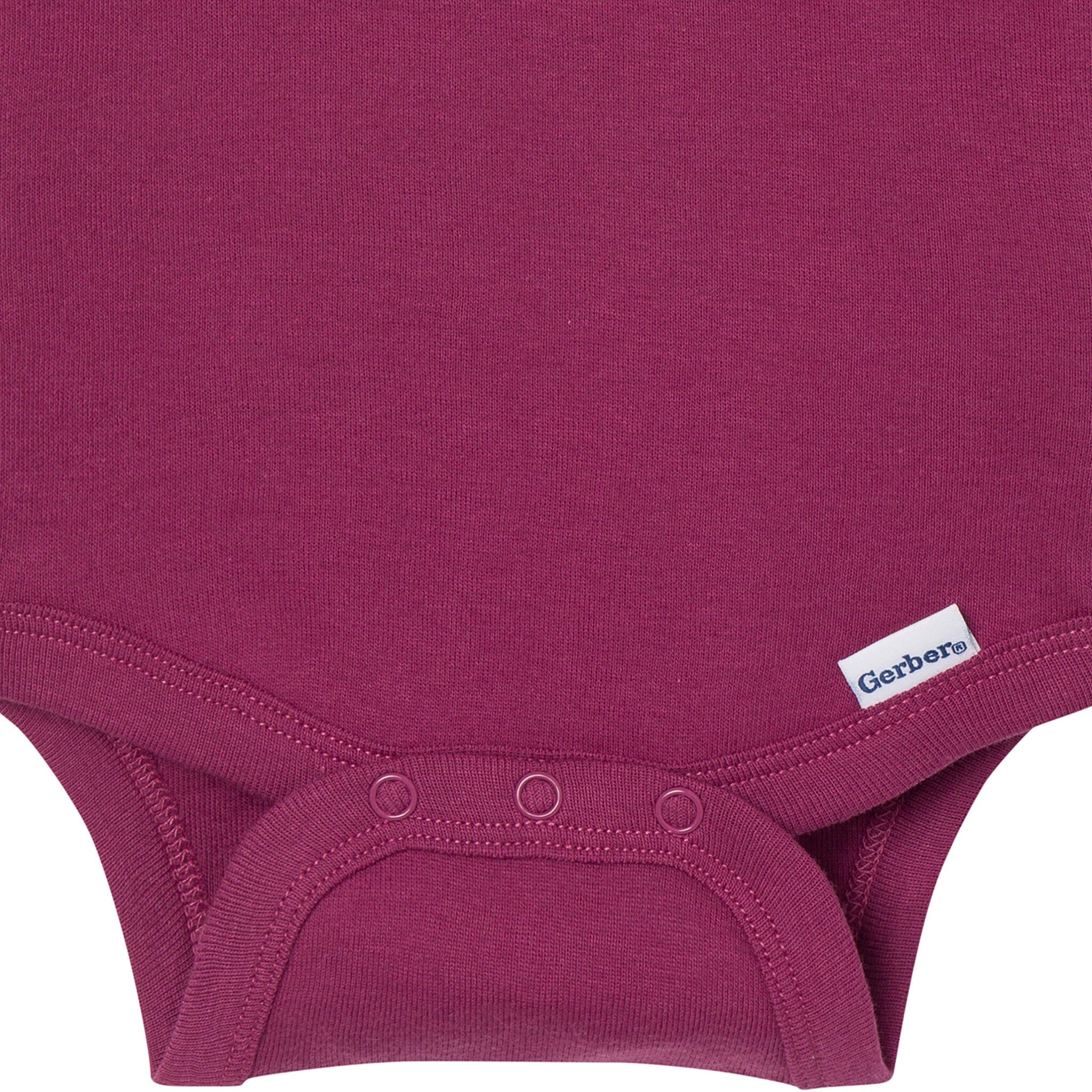 6-Pack Baby Girls Pink, Purple and Green Long Sleeve Bodysuits onesies Gerber® 