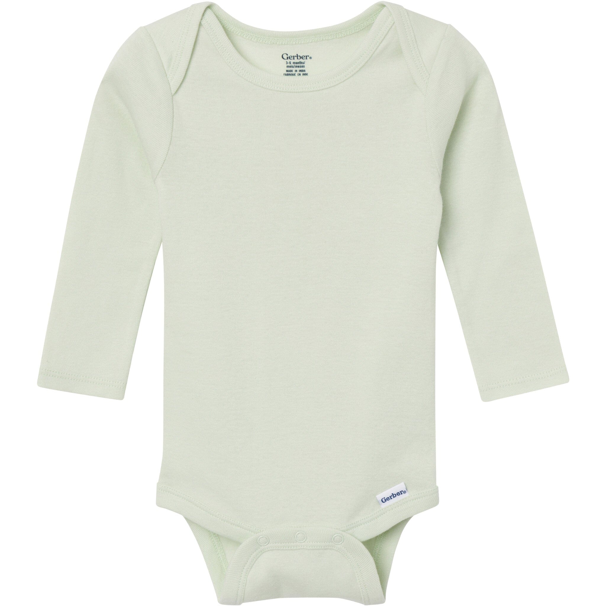 6-Pack Baby Girls Pink, Purple and Green Long Sleeve Bodysuits onesies Gerber® 
