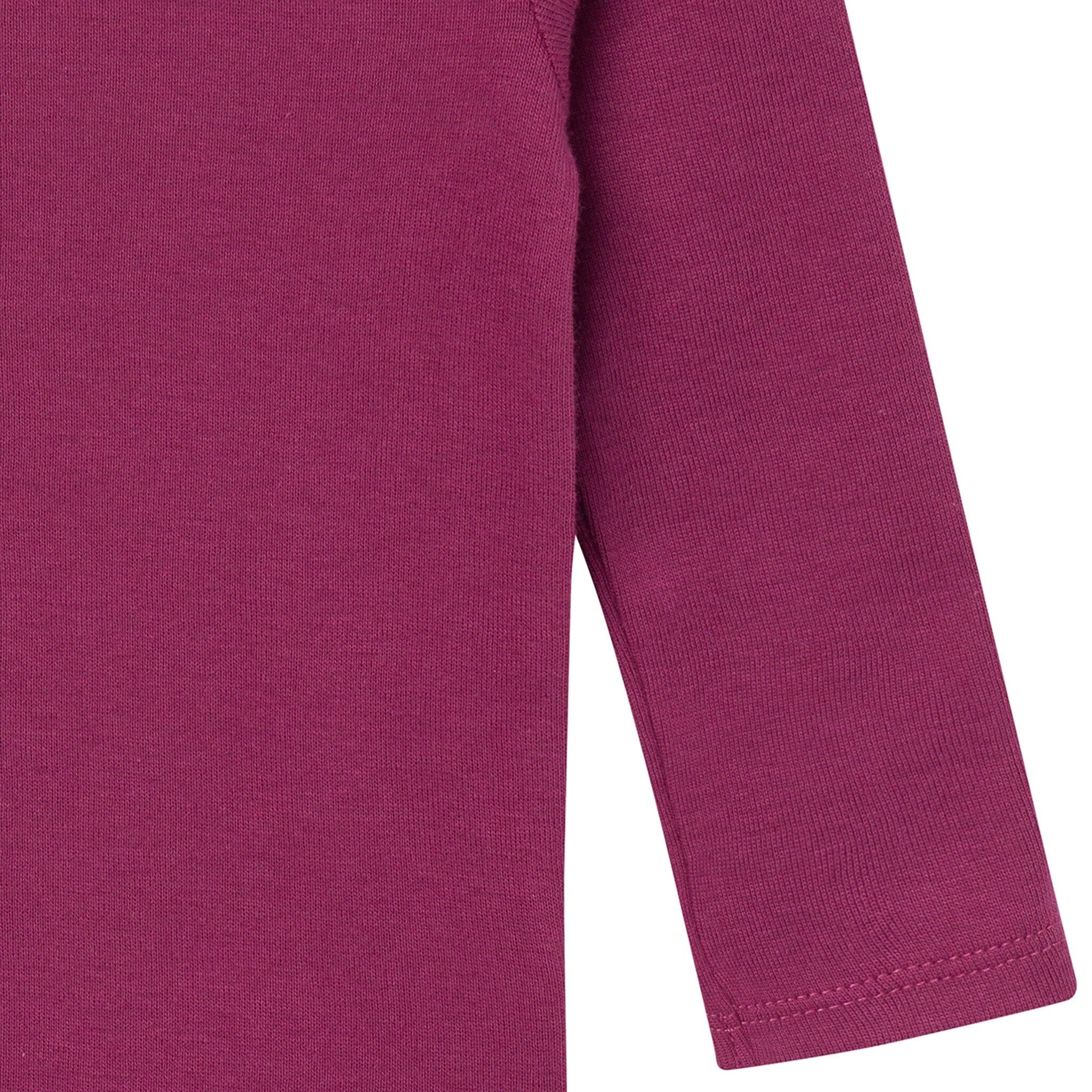 6-Pack Baby Girls Pink, Purple and Green Long Sleeve Bodysuits onesies Gerber® 