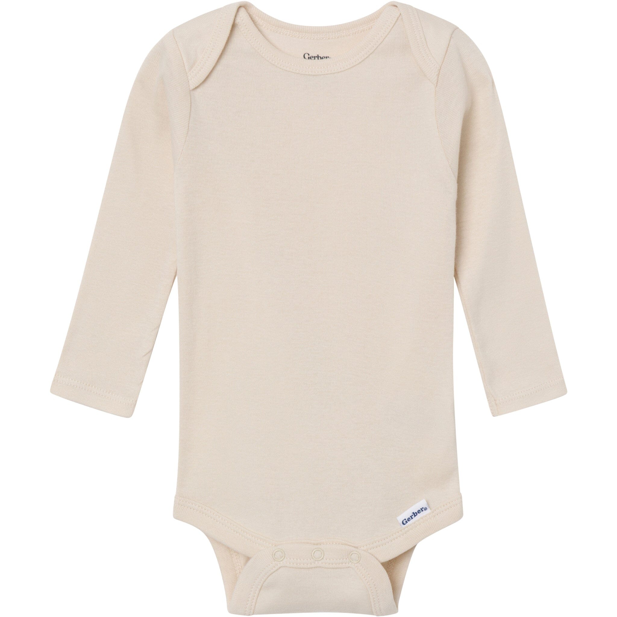 6-Pack Baby Neutral Gray, Black and Brown Long Sleeve Bodysuits onesies Gerber® 