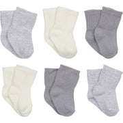 6-Pack Baby Neutral Neutral Grey Moons Wiggle Proof® Socks socks Gerber® 