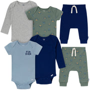 6-Piece Baby Boys Dapper Dogs Layette Set Gift Sets Gerber® 