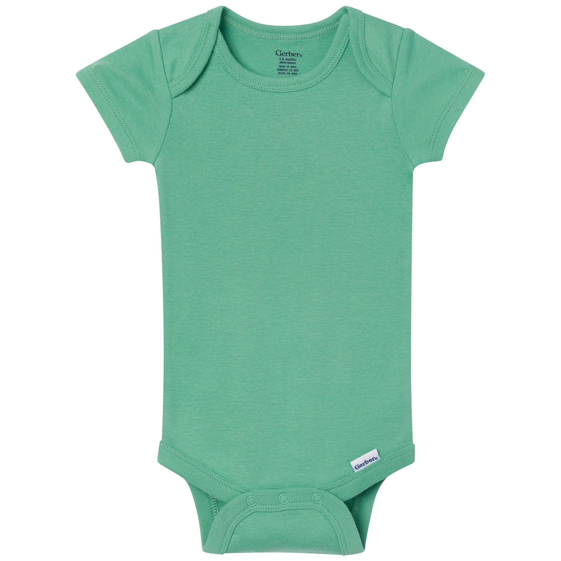 8-Pack Baby Boys Earth Rainbow Short Sleeve Bodysuits onesies Gerber® 