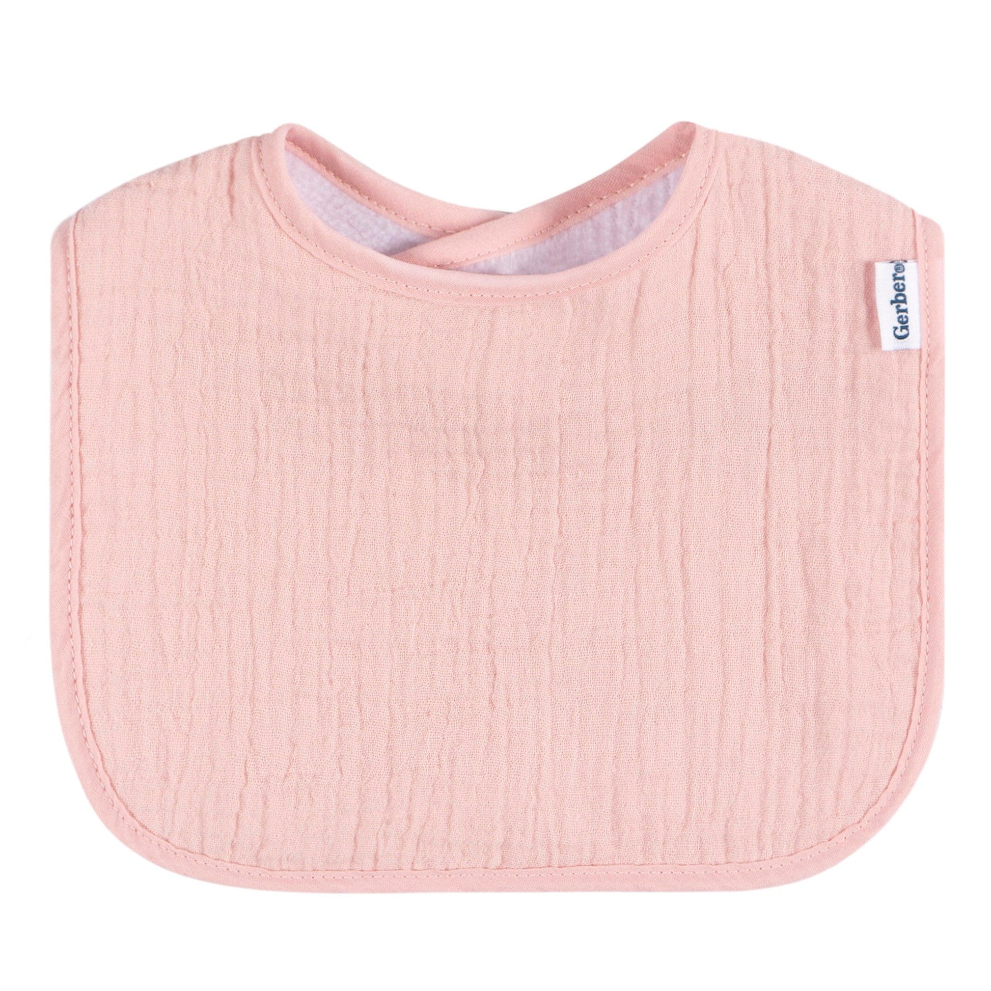 8-Pack Baby Girls Multi Drooling Bibs