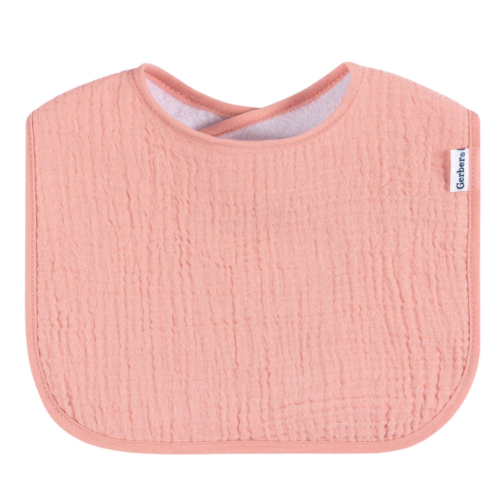 8-Pack Baby Girls Multi Drooling Bibs