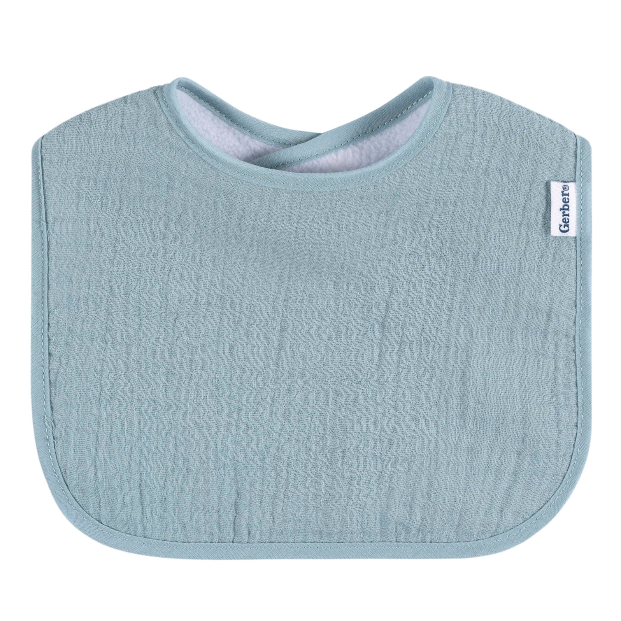 8-Pack Baby Girls Multi Drooling Bibs