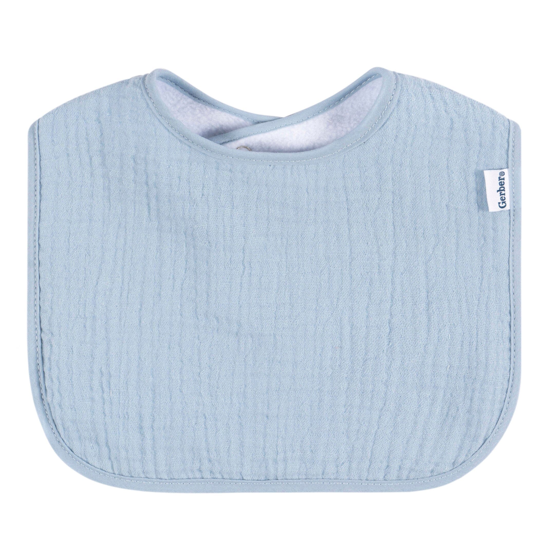 8-Pack Baby Girls Multi Drooling Bibs