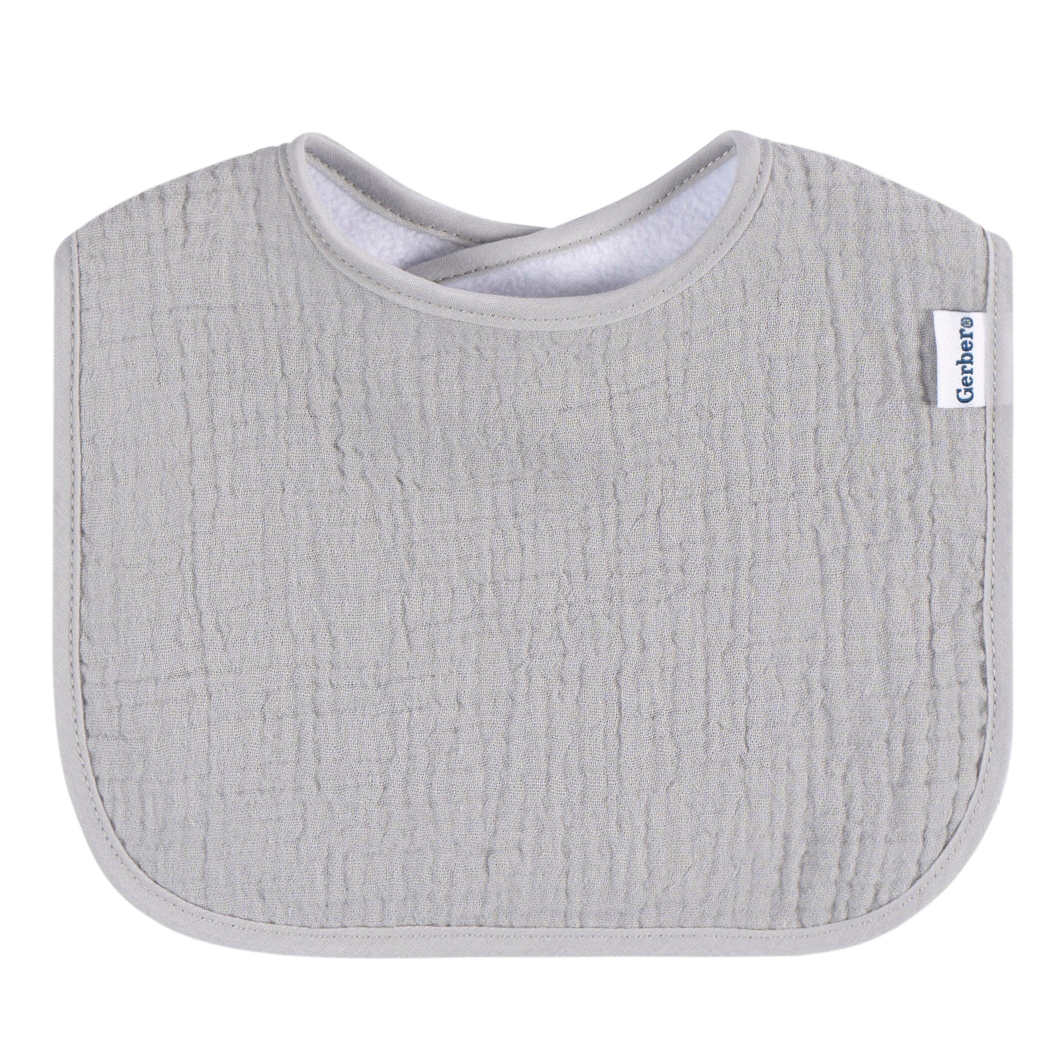 8-Pack Baby Girls Multi Drooling Bibs