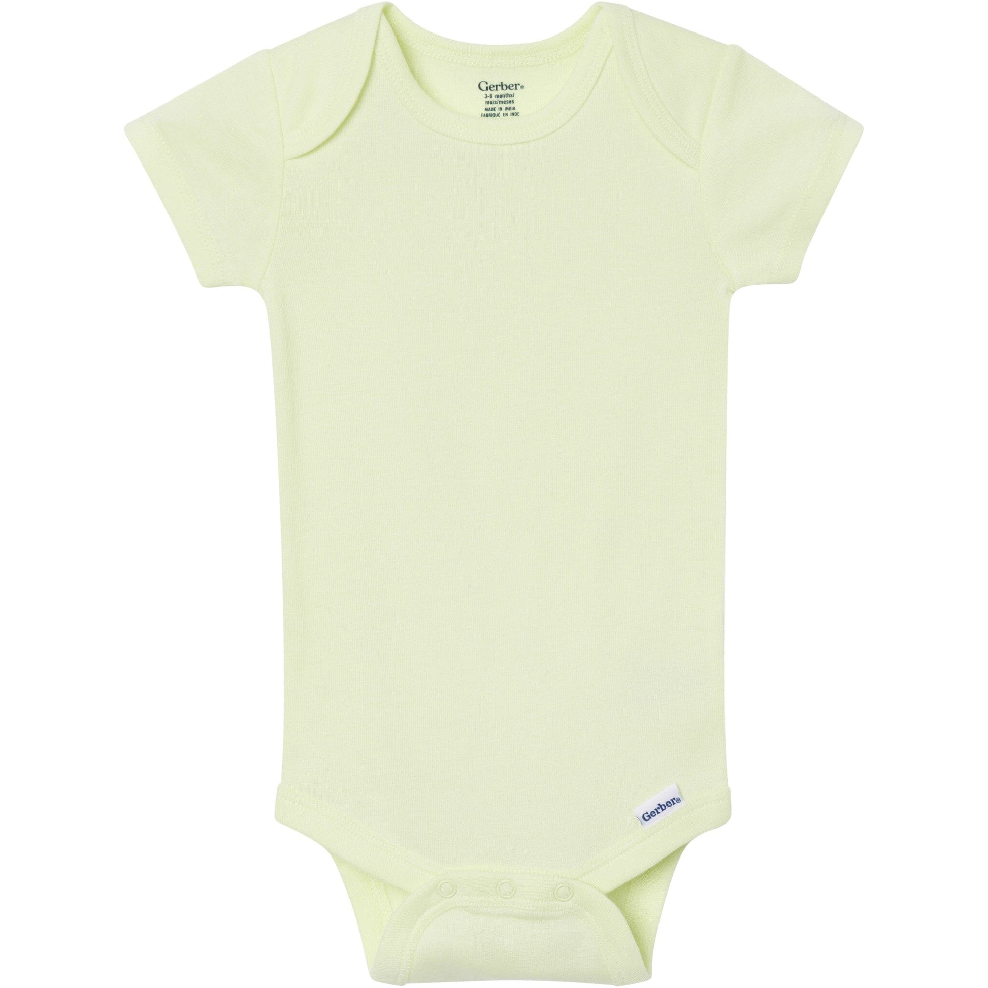 8-Pack Baby Girls Rainbow Short Sleeve Bodysuits onesies Gerber® 