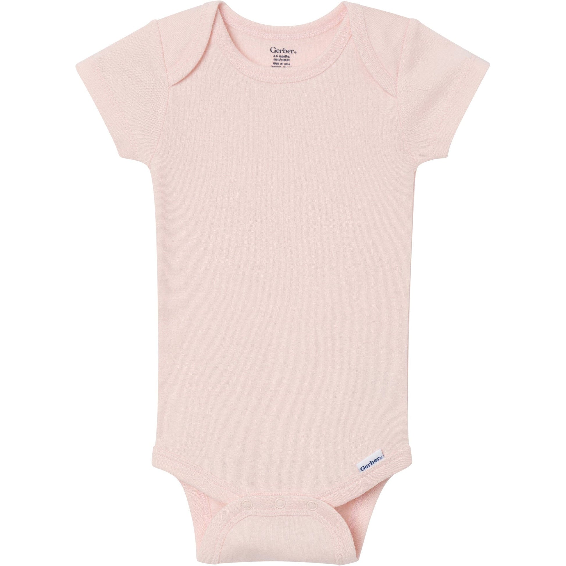 8-Pack Baby Girls Rainbow Short Sleeve Bodysuits onesies Gerber® 