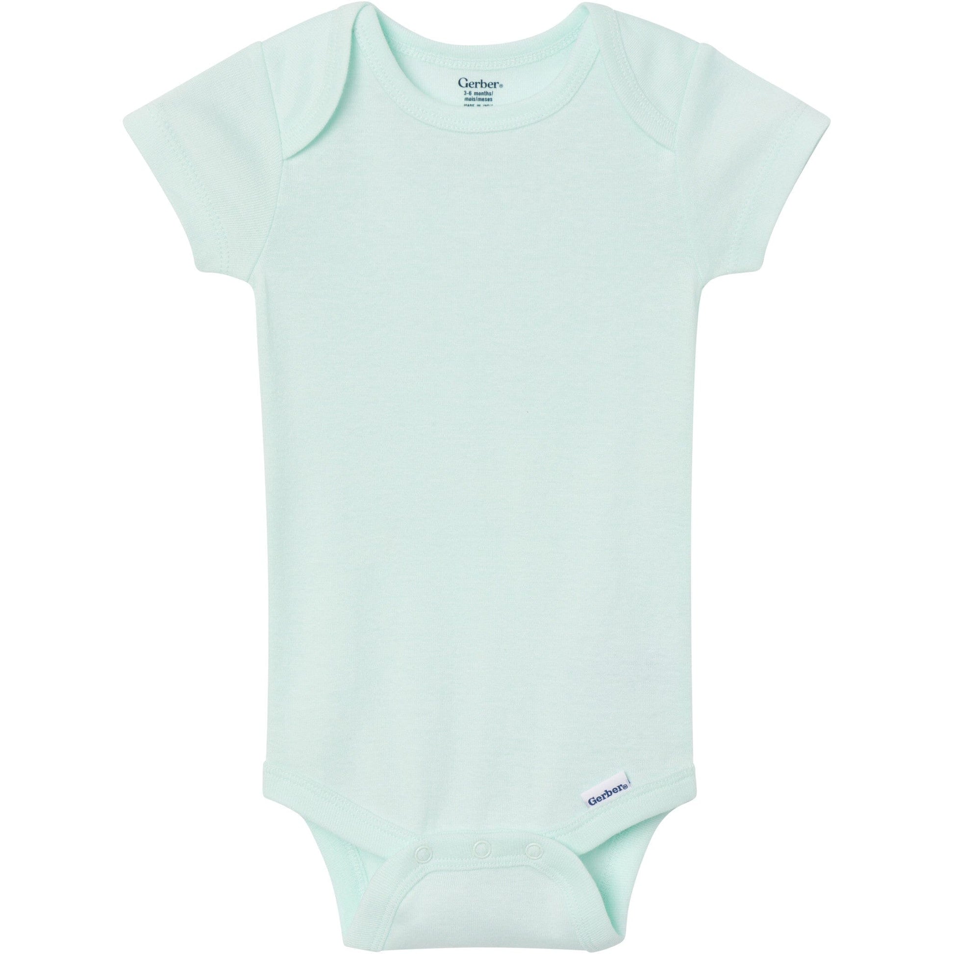 8-Pack Baby Girls Rainbow Short Sleeve Bodysuits onesies Gerber® 