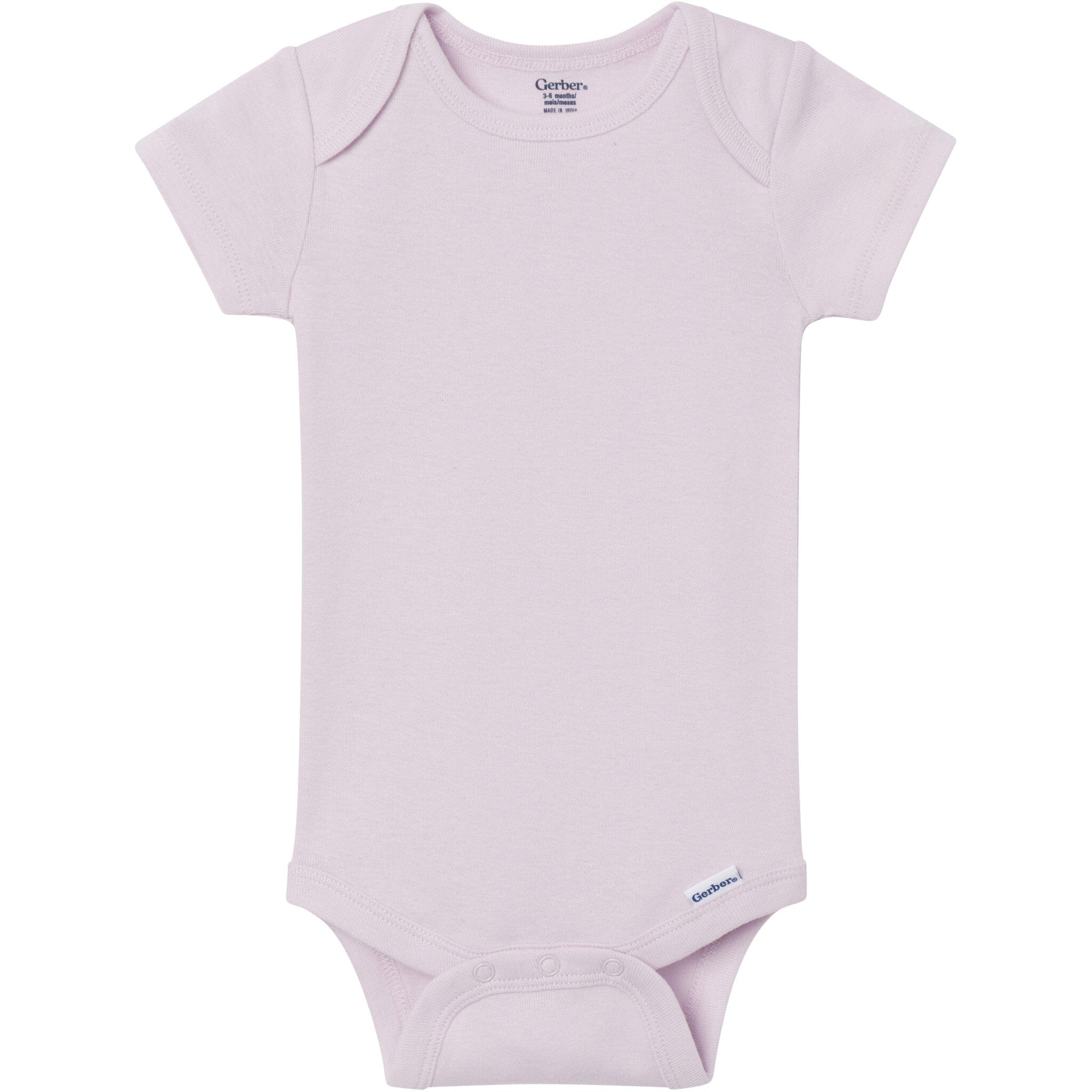 8-Pack Baby Girls Rainbow Short Sleeve Bodysuits onesies Gerber® 