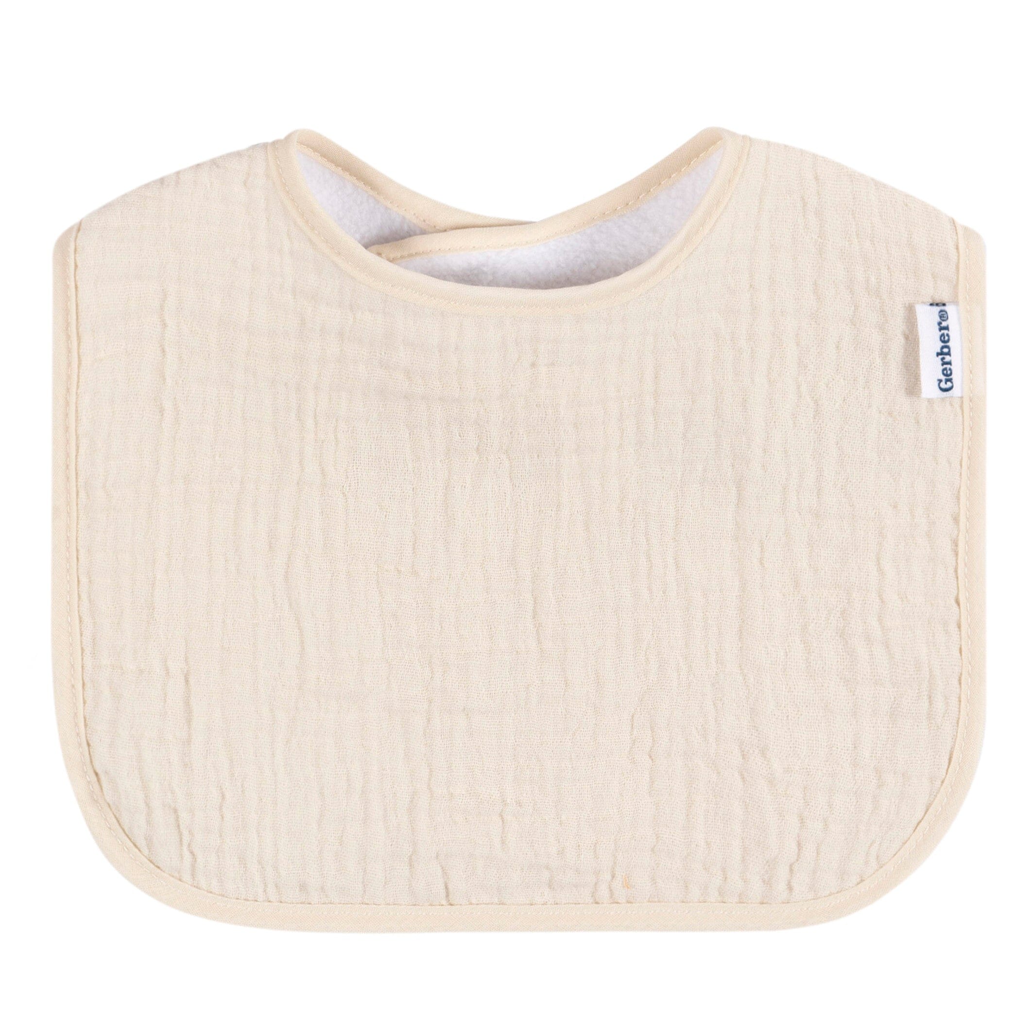 8-Pack Baby Neutral Multi Green Orange Drooling Bibs