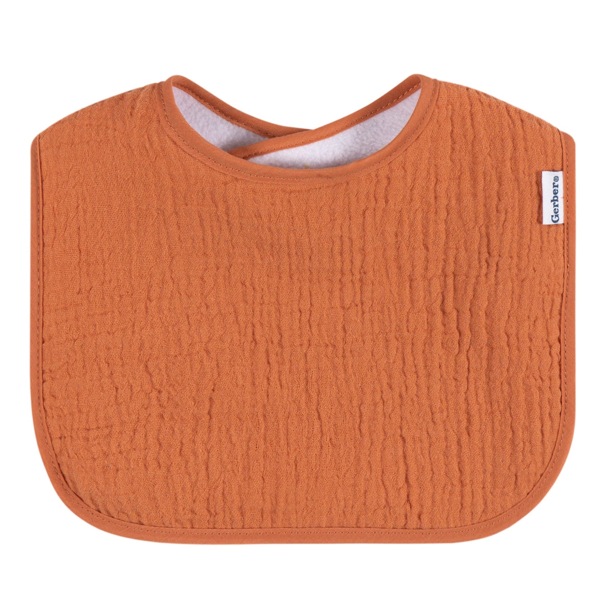 8-Pack Baby Neutral Multi Green Orange Drooling Bibs