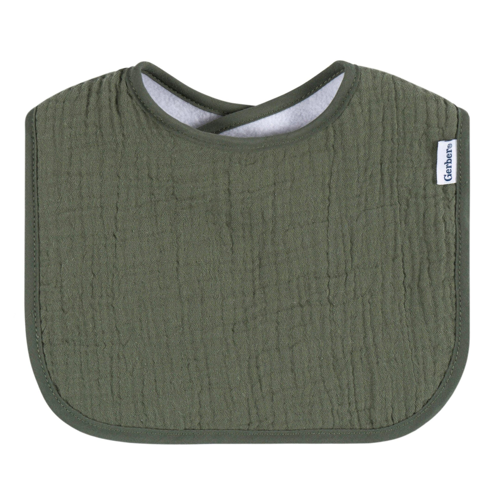 8-Pack Baby Neutral Multi Green Orange Drooling Bibs