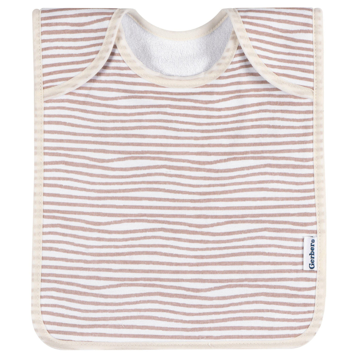 8-Pack Baby Neutral Multi Grey Yellow Lap Shoulder Bibs