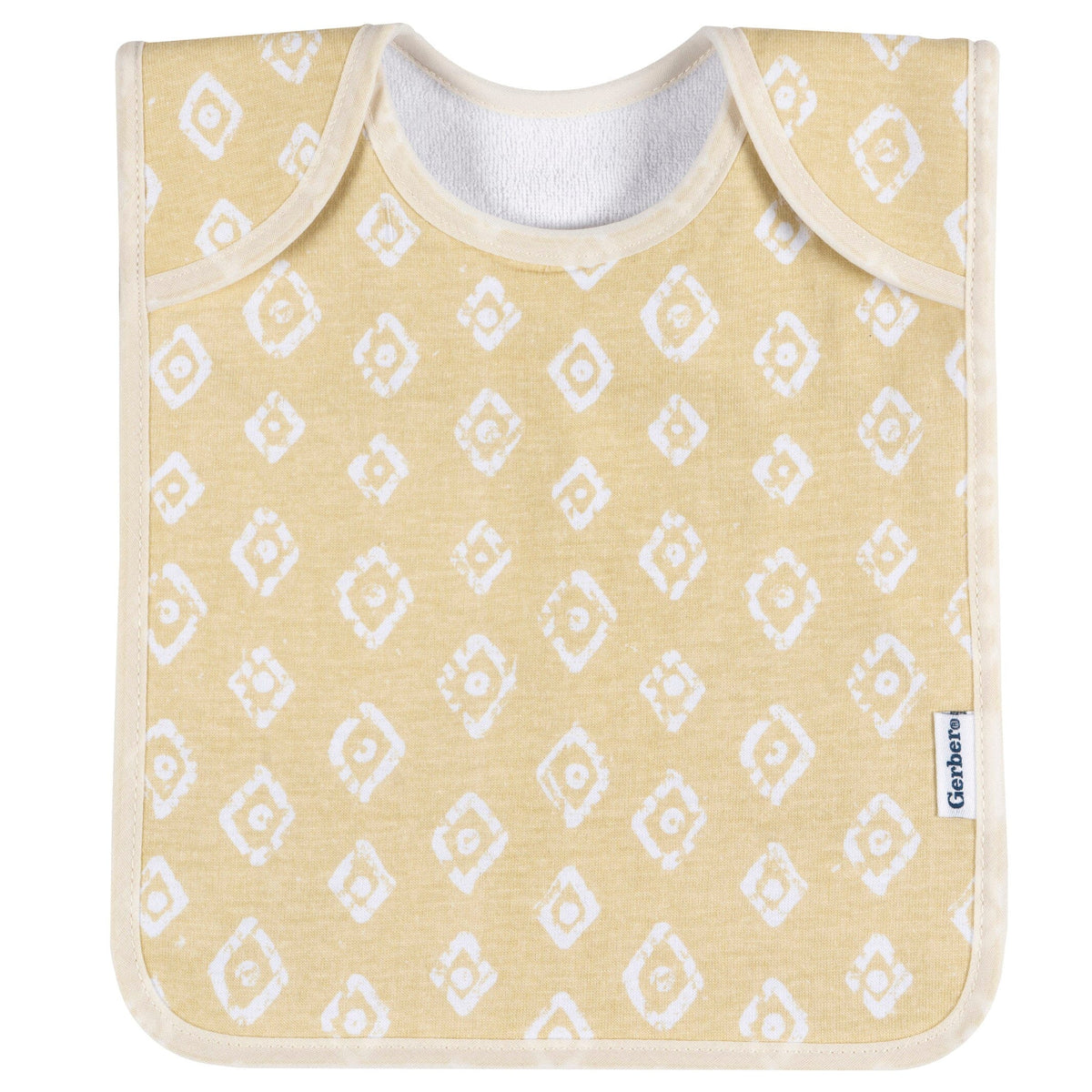8-Pack Baby Neutral Multi Grey Yellow Lap Shoulder Bibs