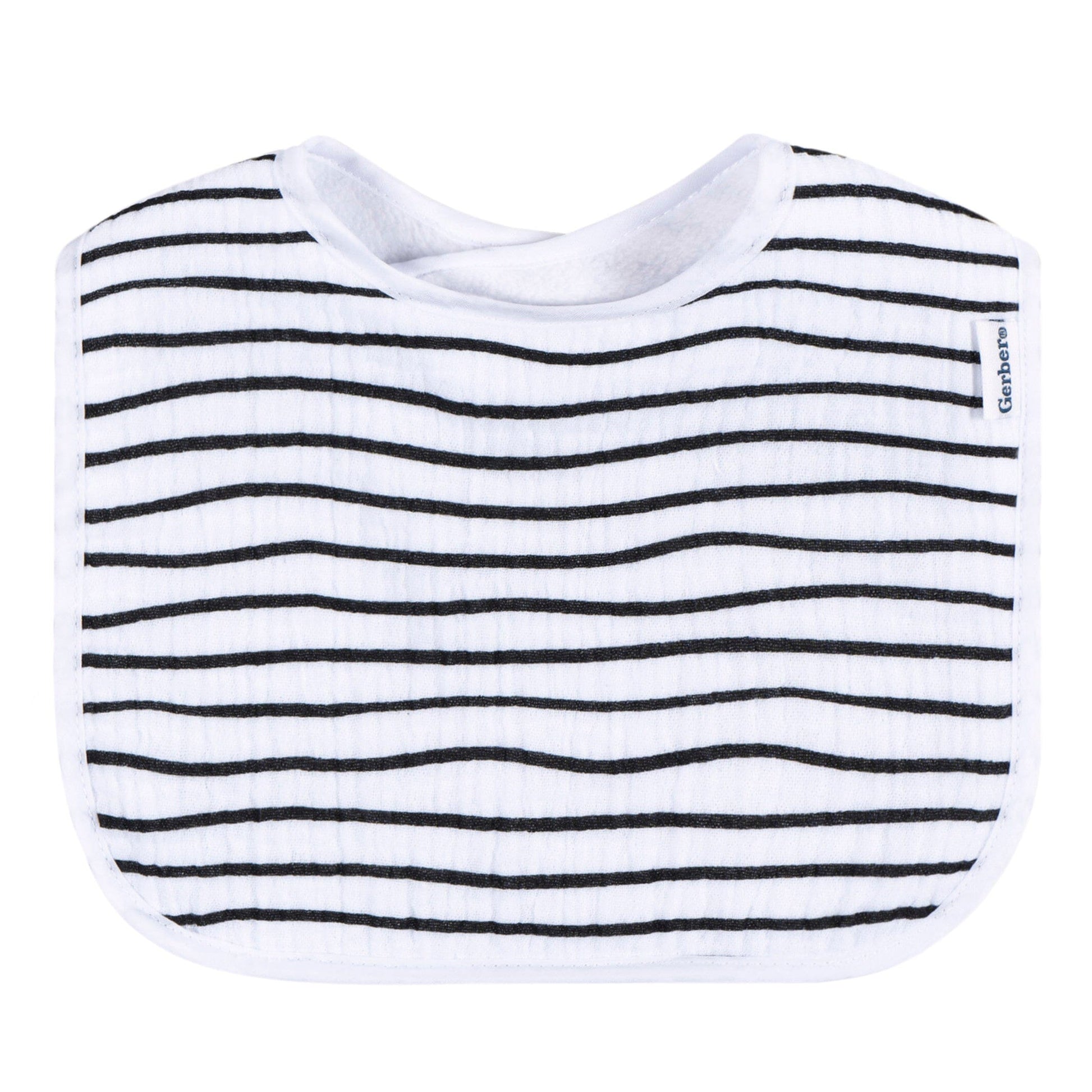 8-Pack Baby Neutral Multi White Drooling Bibs