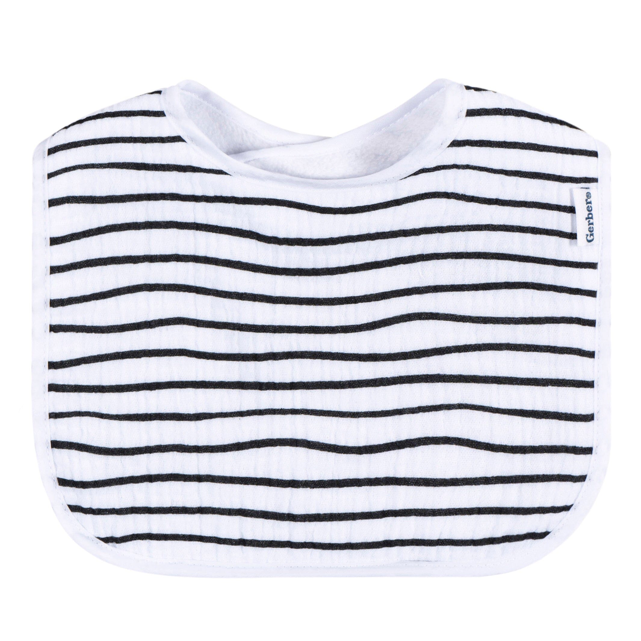 8-Pack Baby Neutral Multi White Drooling Bibs