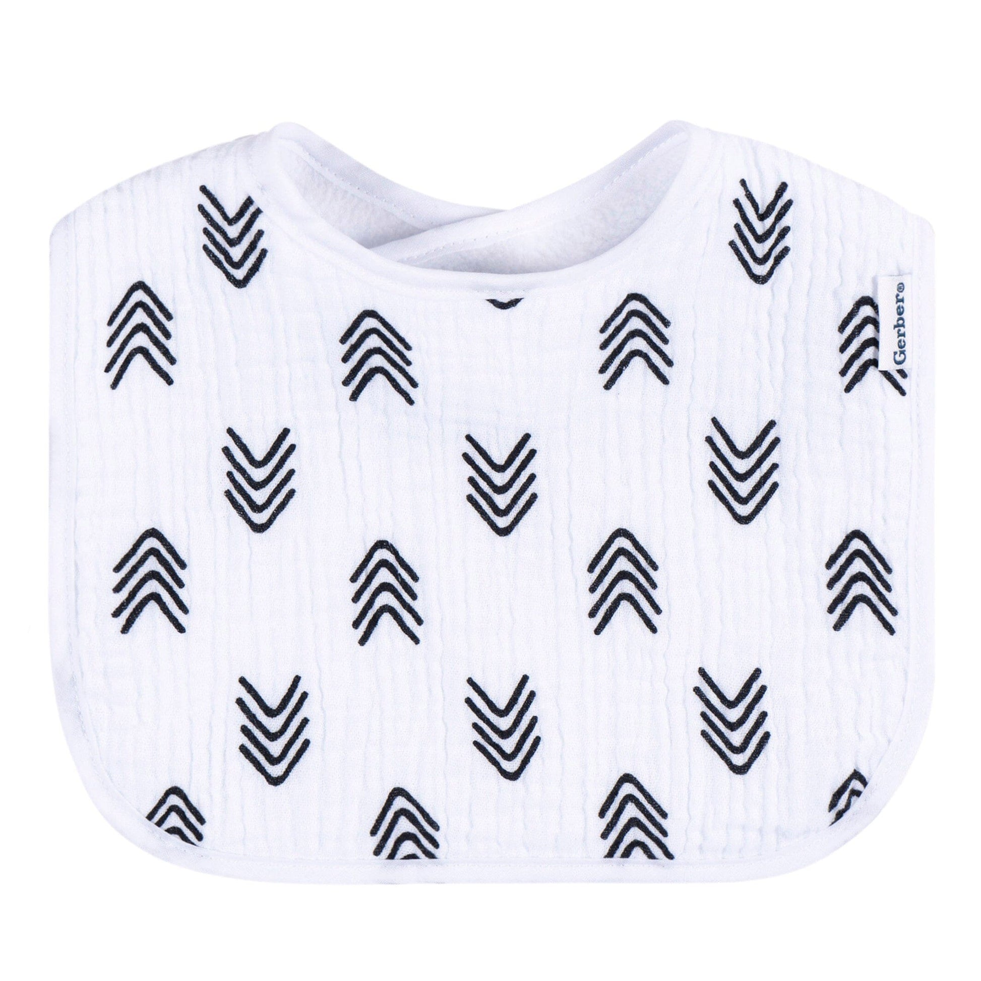 8-Pack Baby Neutral Multi White Drooling Bibs