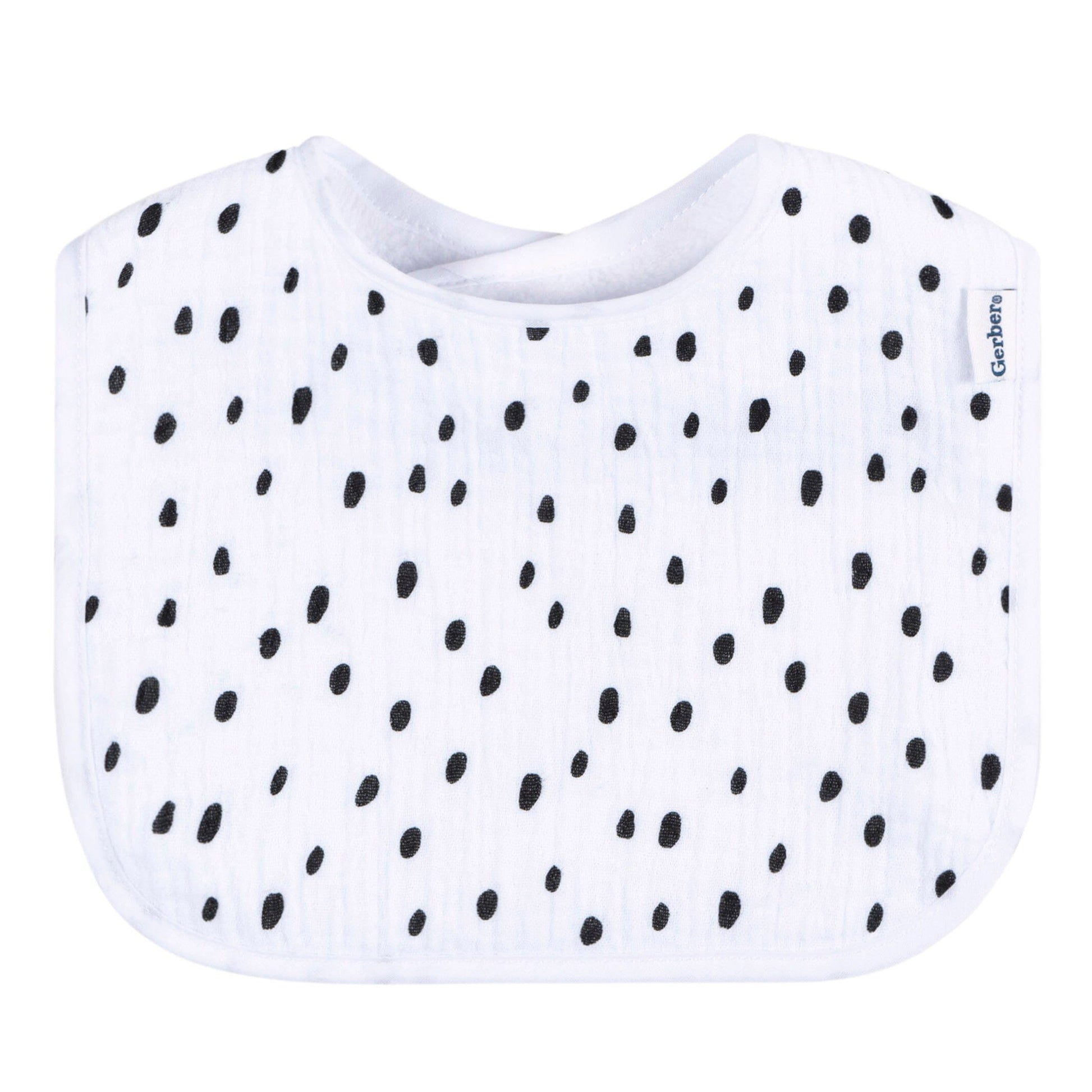 8-Pack Baby Neutral Multi White Drooling Bibs