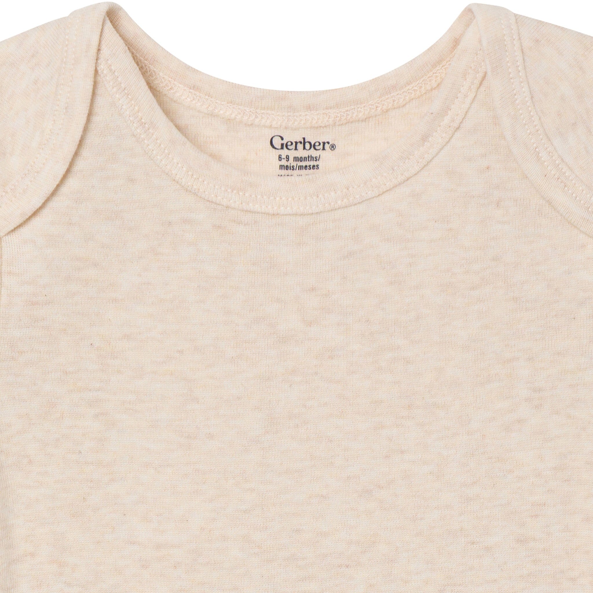 8-Pack Baby Neutral Neutral Tones Short Sleeve Bodysuits onesies Gerber® 