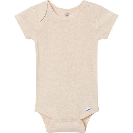 8-Pack Baby Neutral Neutral Tones Short Sleeve Bodysuits