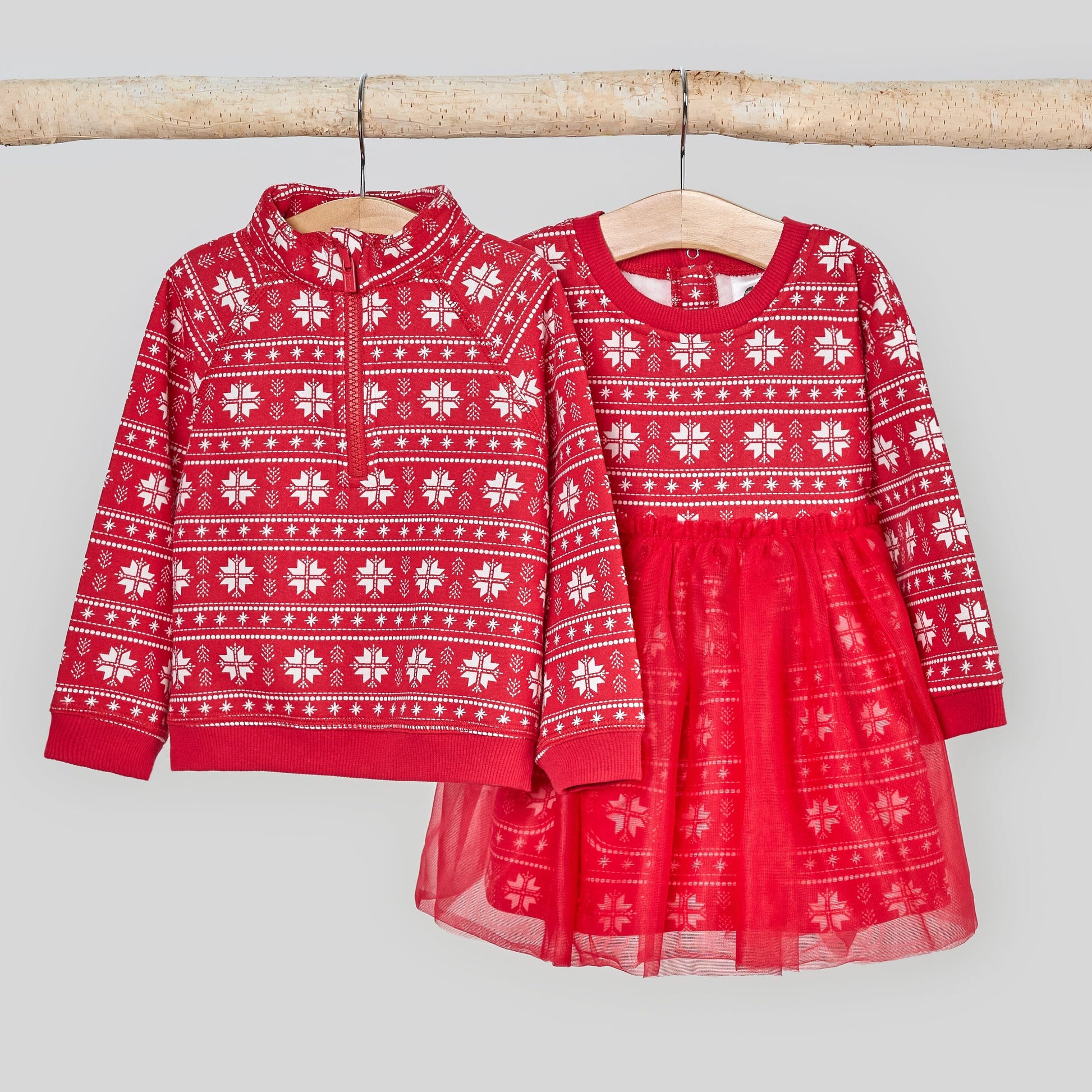 Baby Girls Red Snowflakes Tulle Dress dresses Gerber® 
