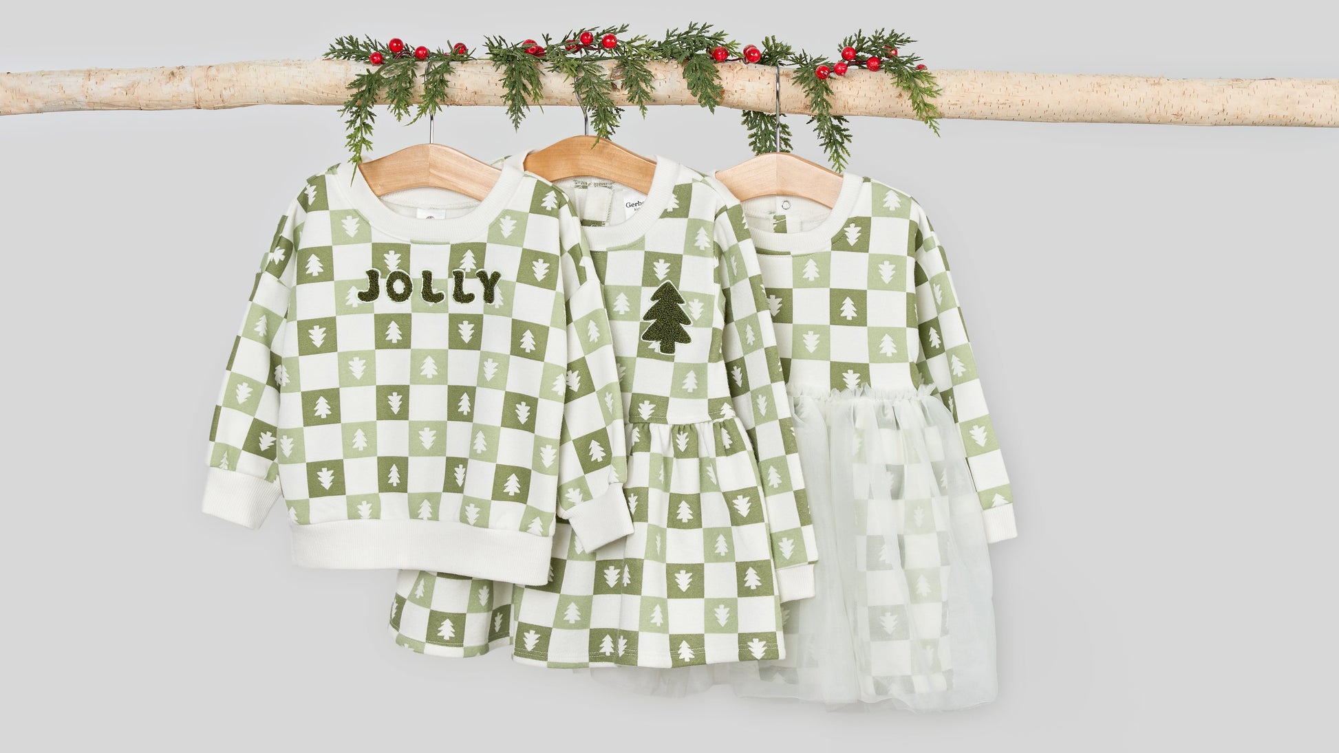 2-Piece Toddler Girls Green Trees Dress and Legging Set dresses Gerber® 