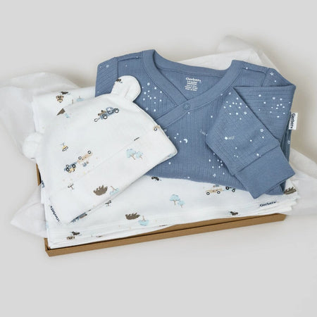 3-Piece Baby Boys Road Trip Sleep Starters Gift Set