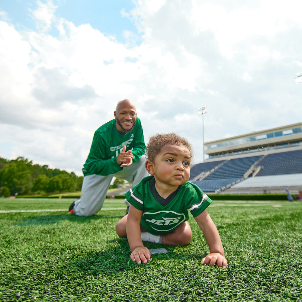 Baby Boys New York Jets Short Sleeve Jersey Bodysuit NFL NFL 
