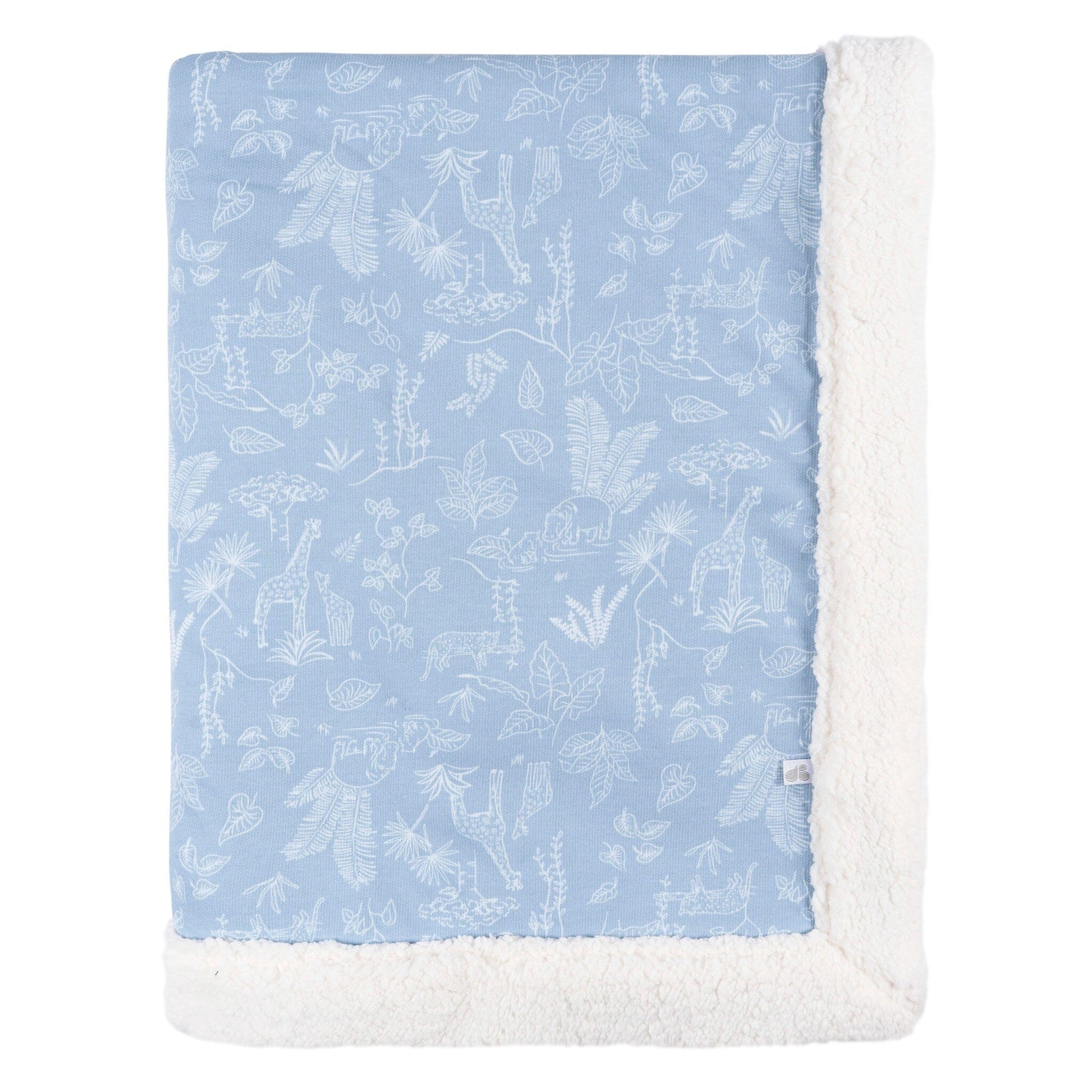 Baby Boys Blue Jungle Plush Blanket Blankets Gerber® 