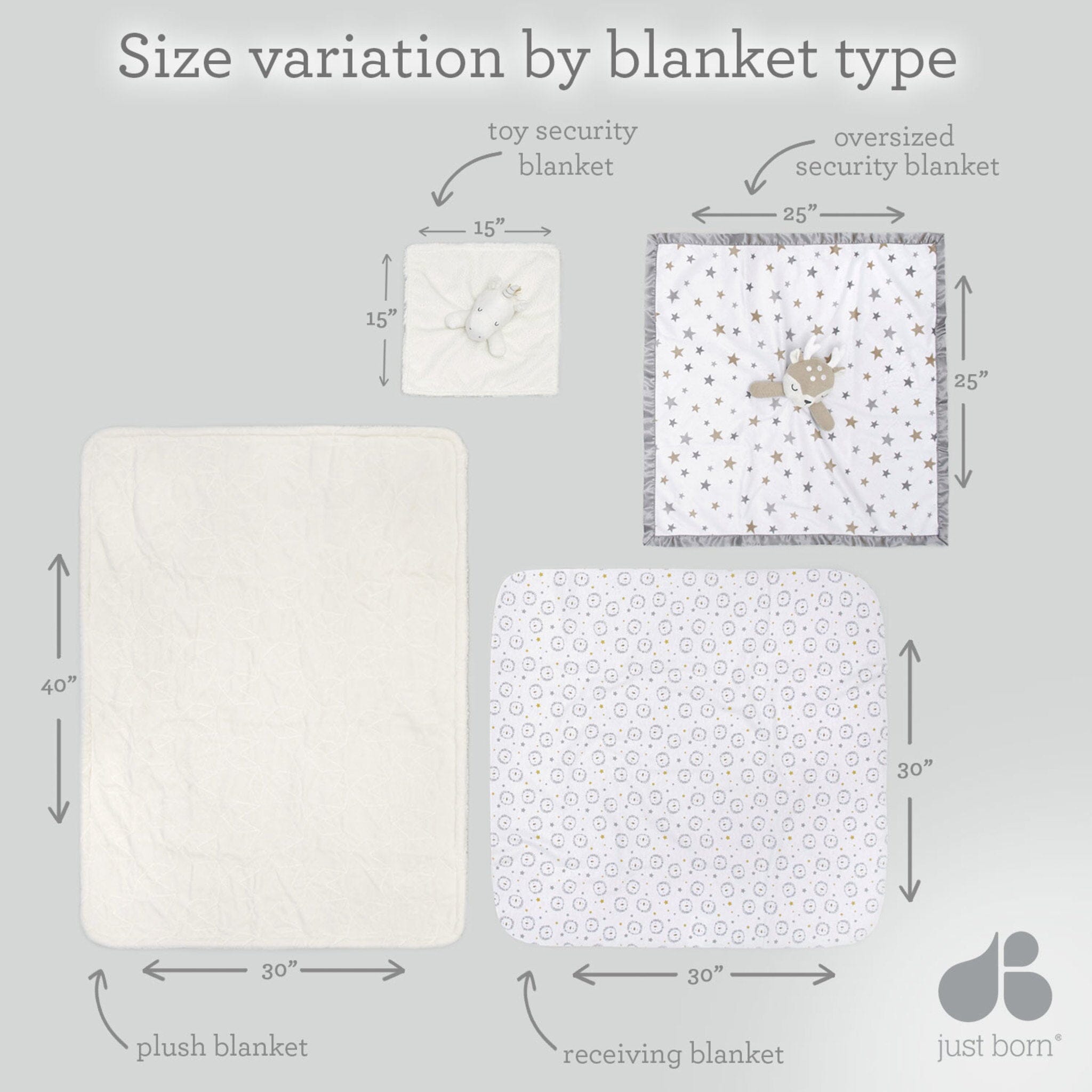 Baby Girls Bunny Security Blanket Just Born 