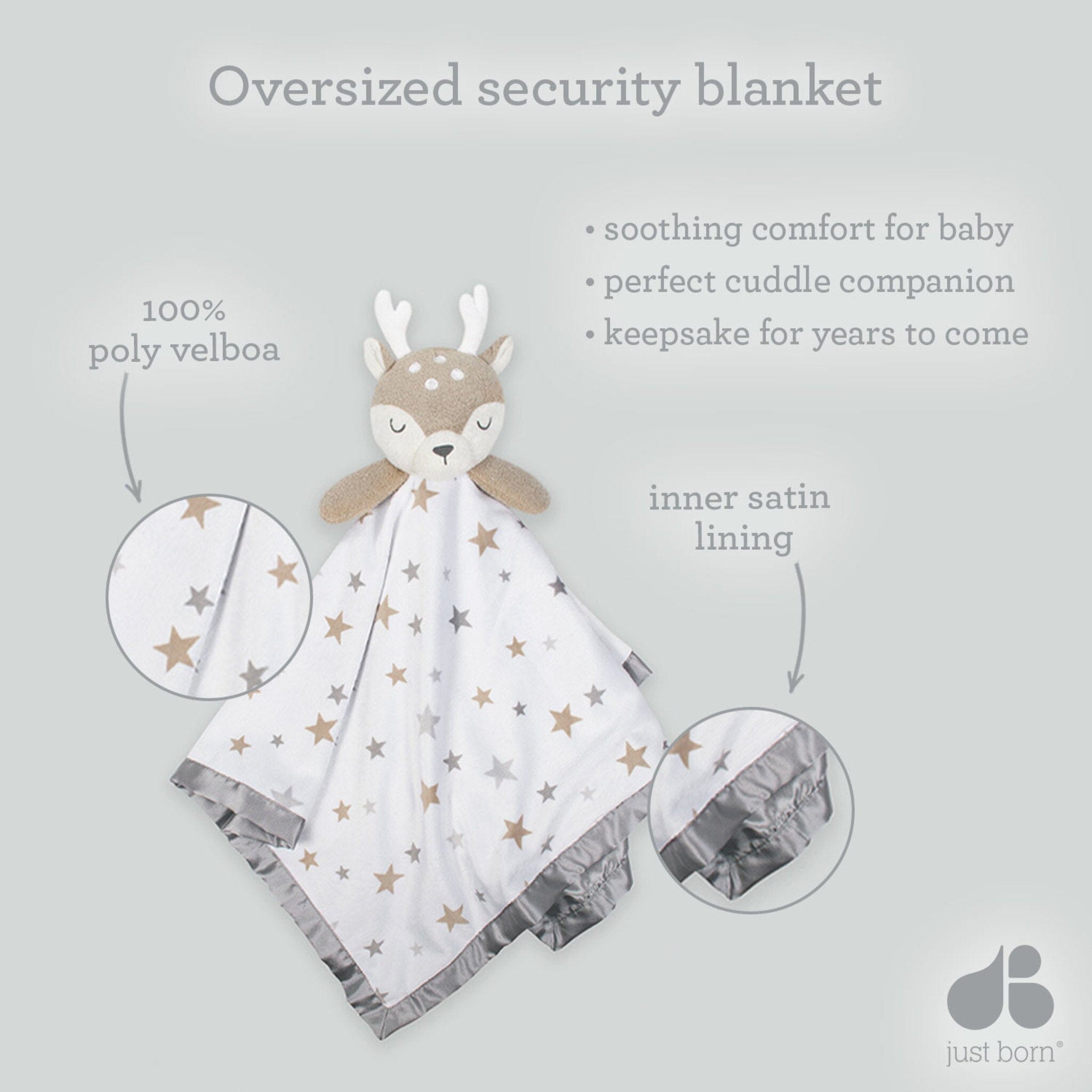 Baby Girls Koala Xl Security Blanket Just Born 