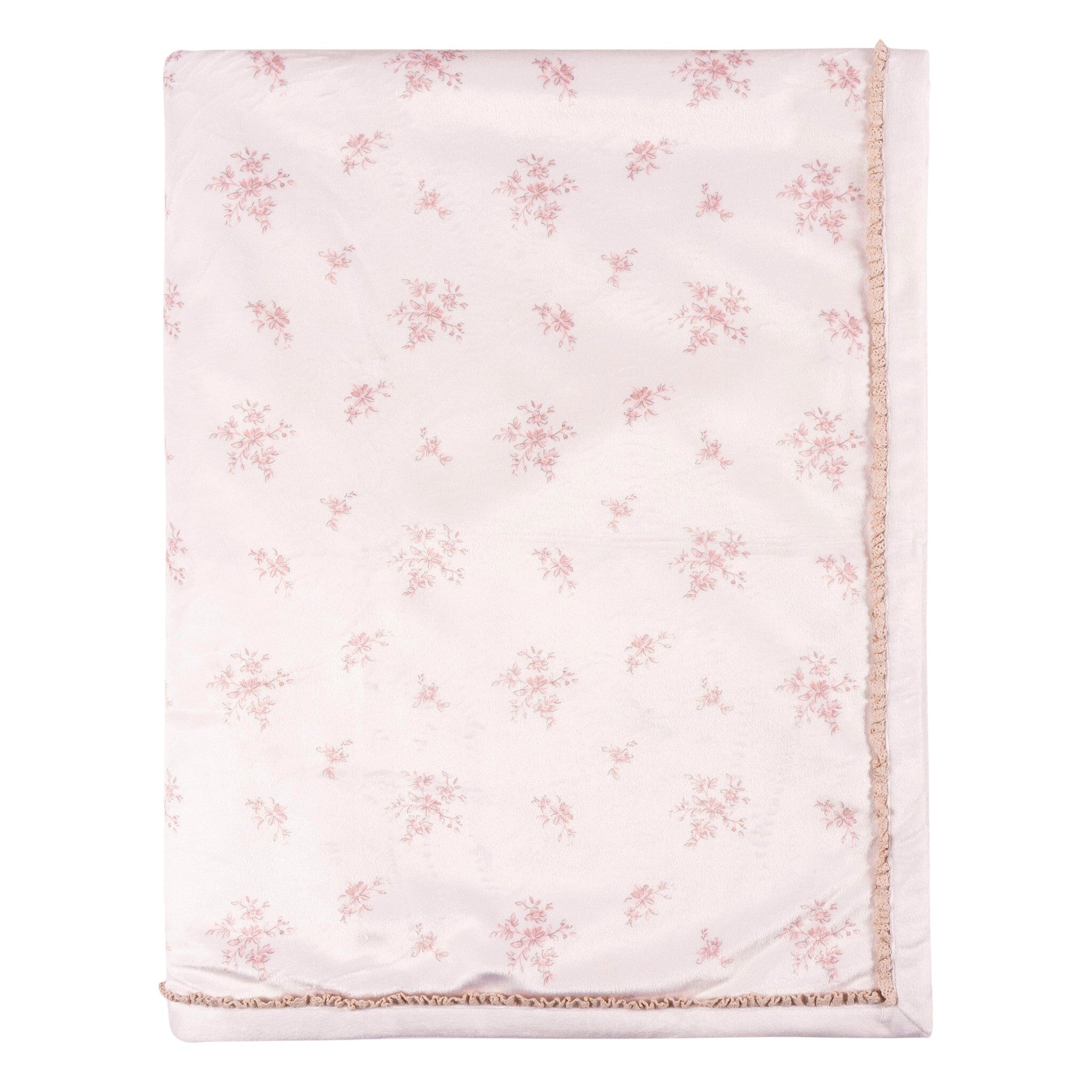 Baby Girls Pink Ivory Blanket Gerber® 