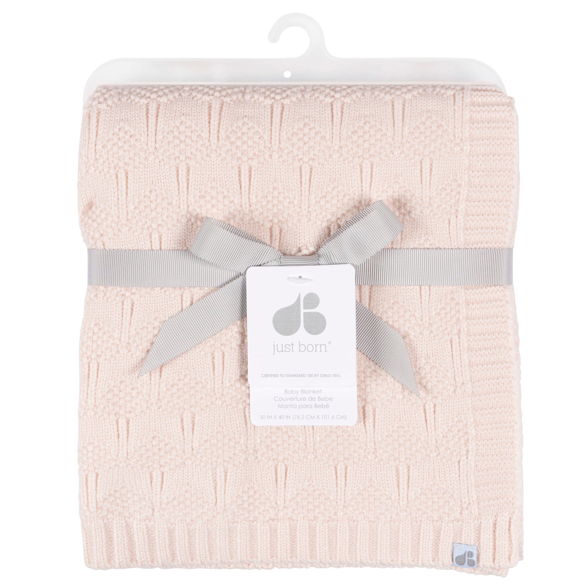 Baby Girls Pink Sweater Knit Blanket Blankets Gerber® 