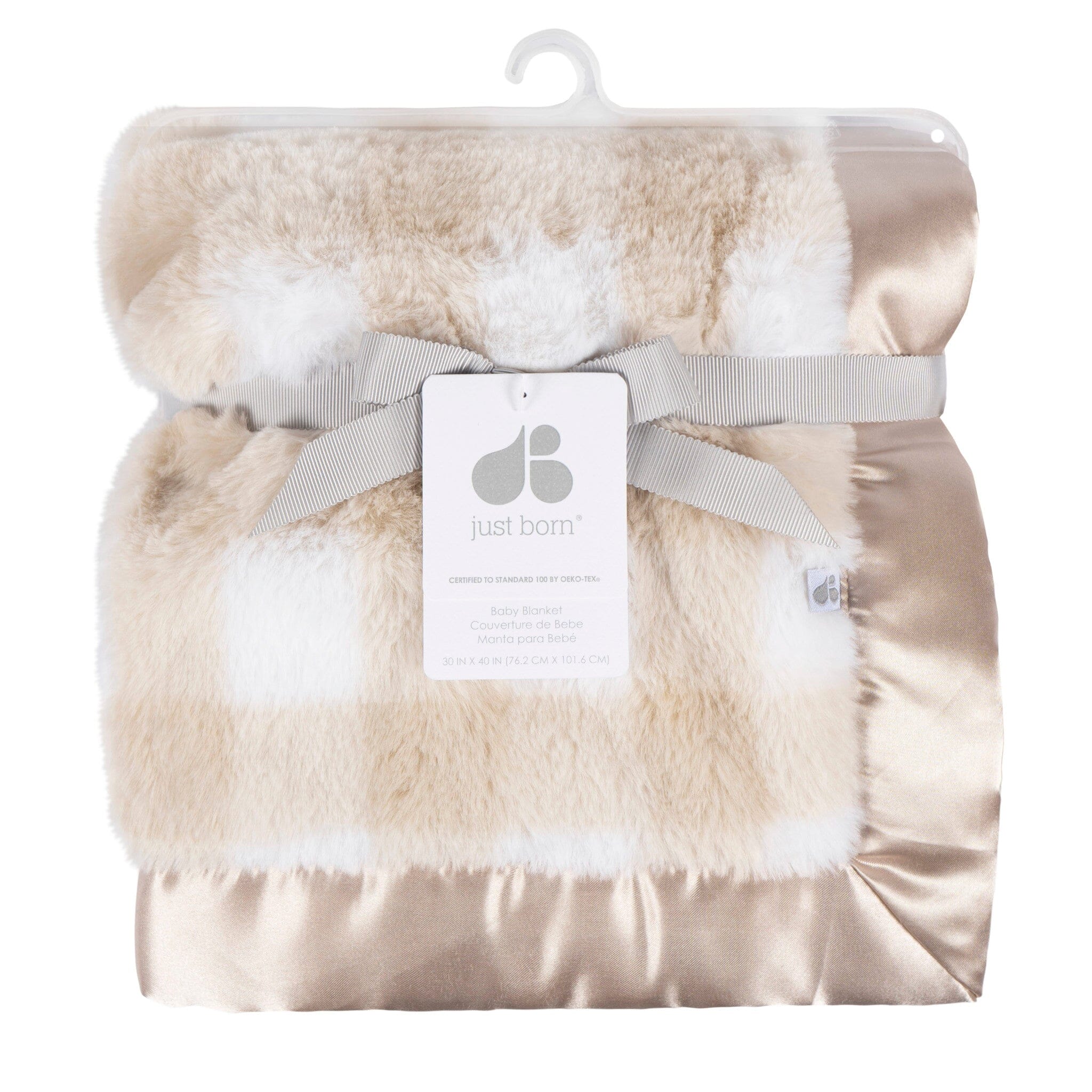Baby Neutral Tan Plush Blanket Blankets Gerber® 